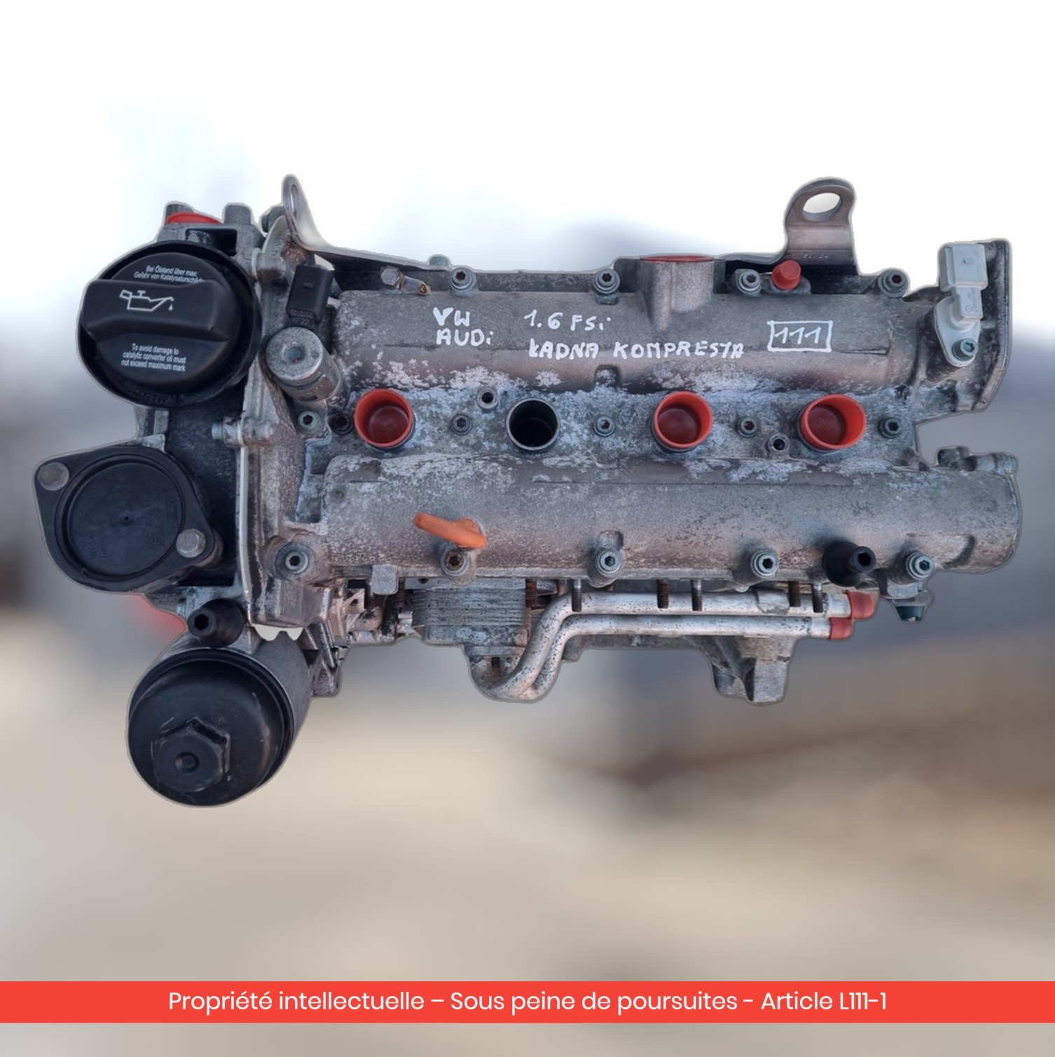 Moteur Volkswagen Golf V BLF — occasion — vue 2