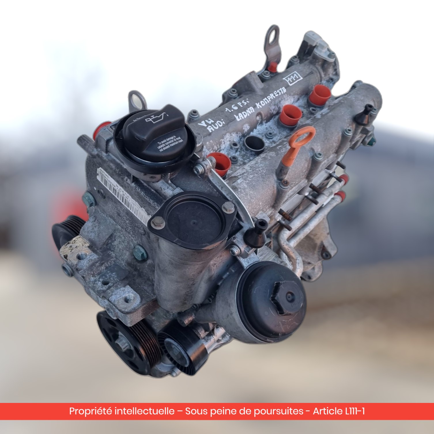 Moteur Volkswagen Golf V BLF — occasion — vue 3