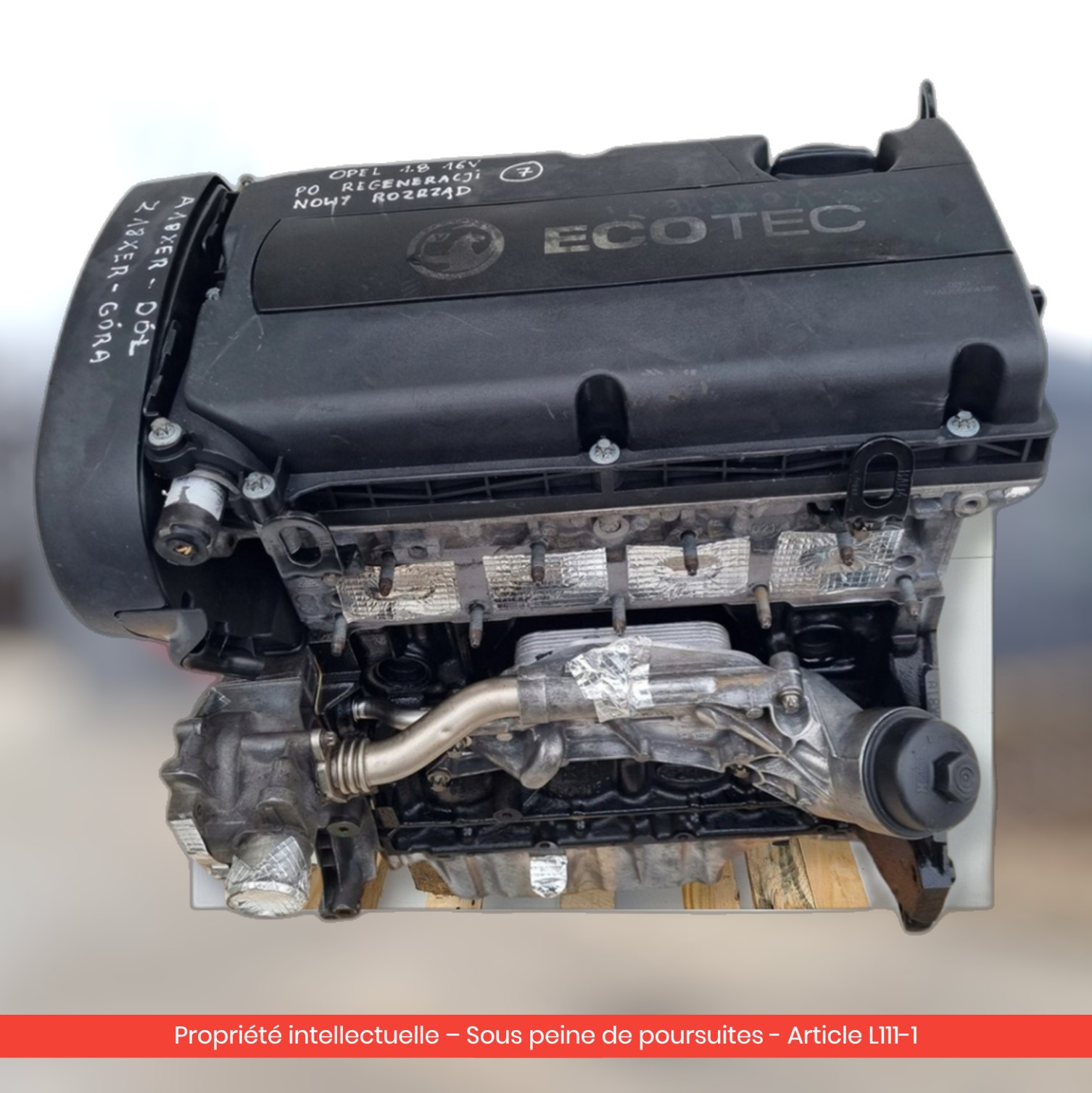 Moteur Opel Astra III H A18XER — occasion — vue 2