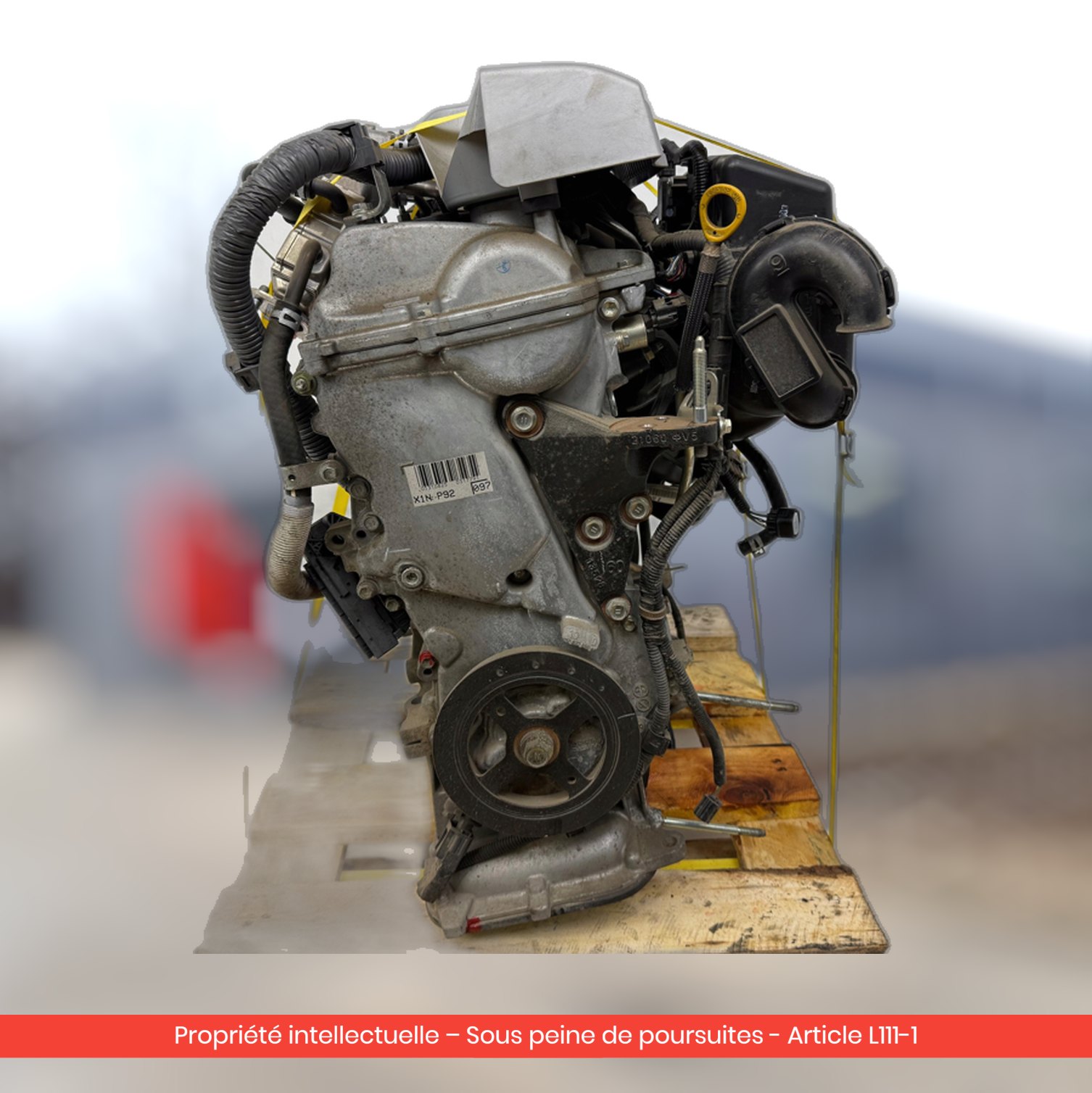 Moteur Toyota Yaris III 1NZ 1NZ — occasion — vue 4