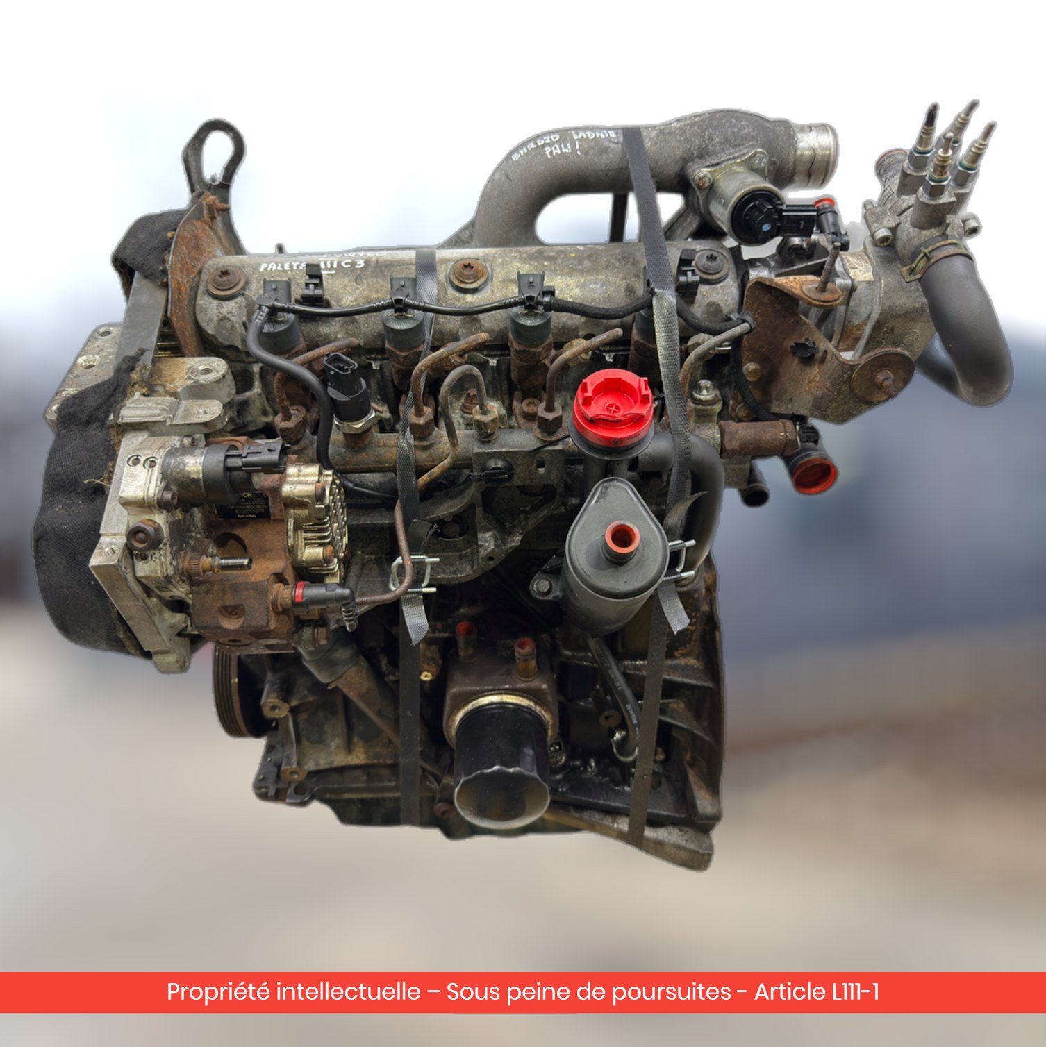 Moteur Renault Trafic / Nissan Primastar / Opel Vivaro F9Q760 F9QU760 — occasion — vue 3