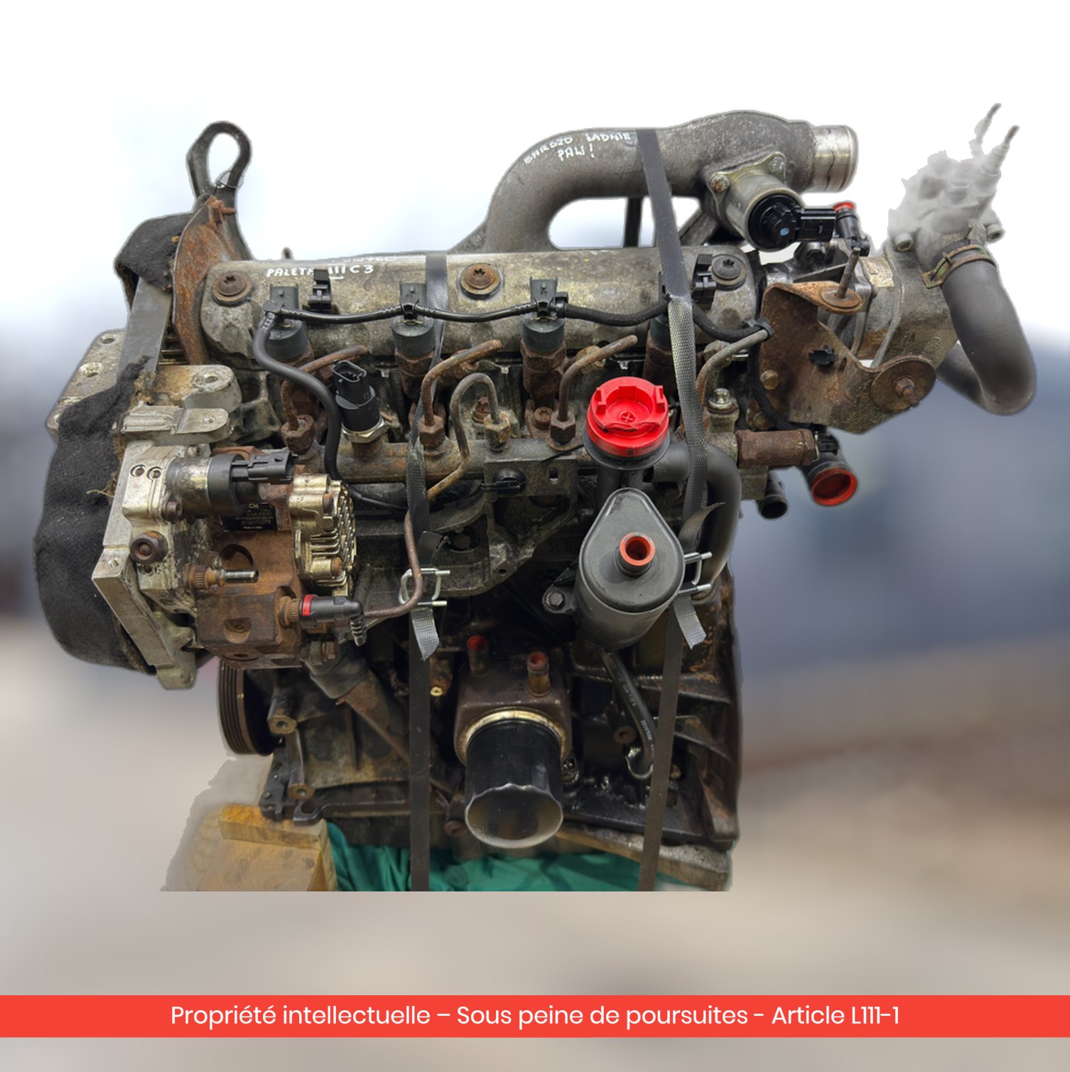 Moteur Renault Trafic / Nissan Primastar / Opel Vivaro F9Q760 F9QU760 — occasion — vue 4