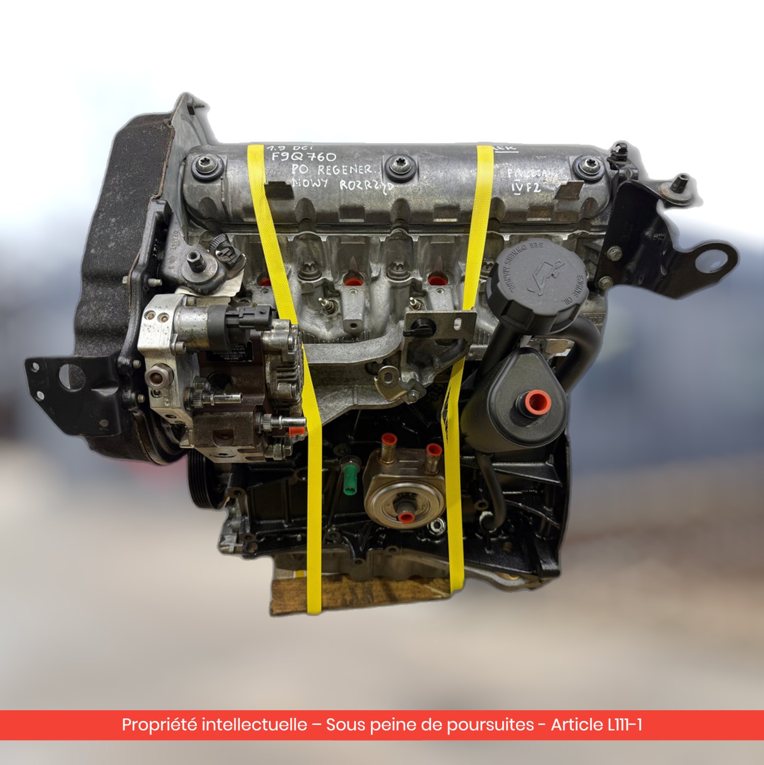 Moteur Renault Trafic / Nissan Primastar / Opel Vivaro F9Q760 F9QU760 — occasion — vue 2