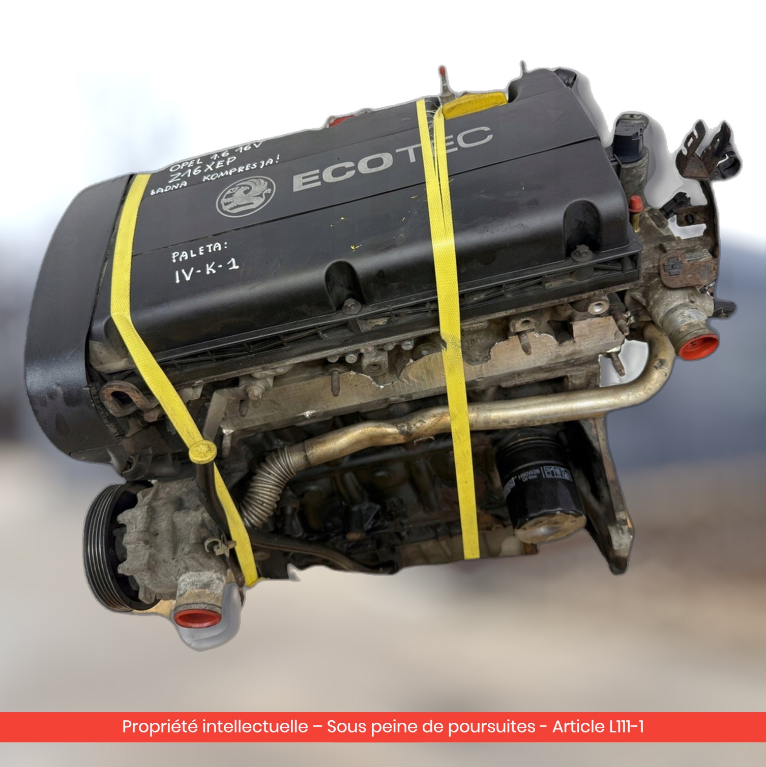 Moteur Opel Astra II G Z16XEP — occasion — vue 3