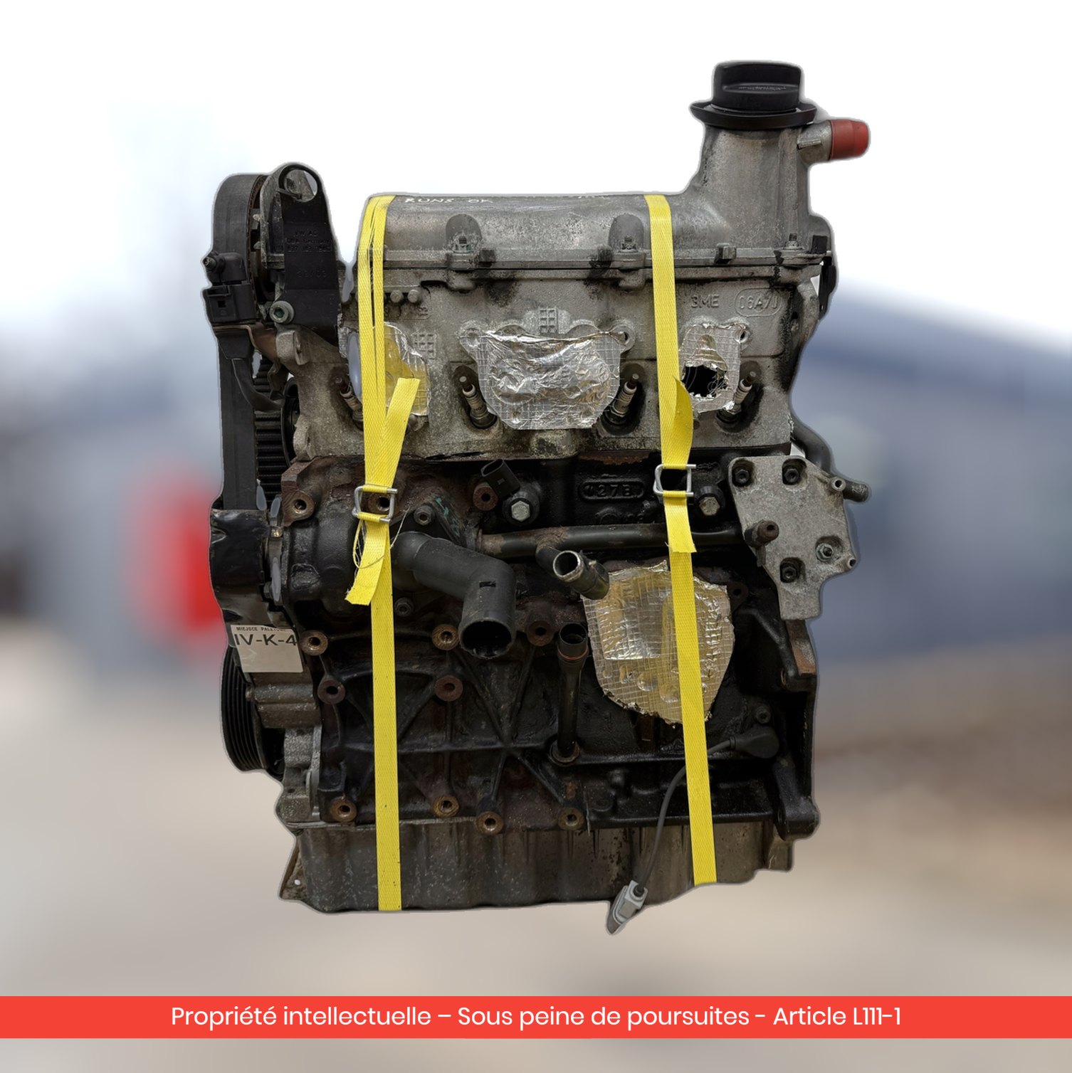 Moteur nu Volkswagen Golf IV / Škoda Octavia I AZJ — occasion — vue 2