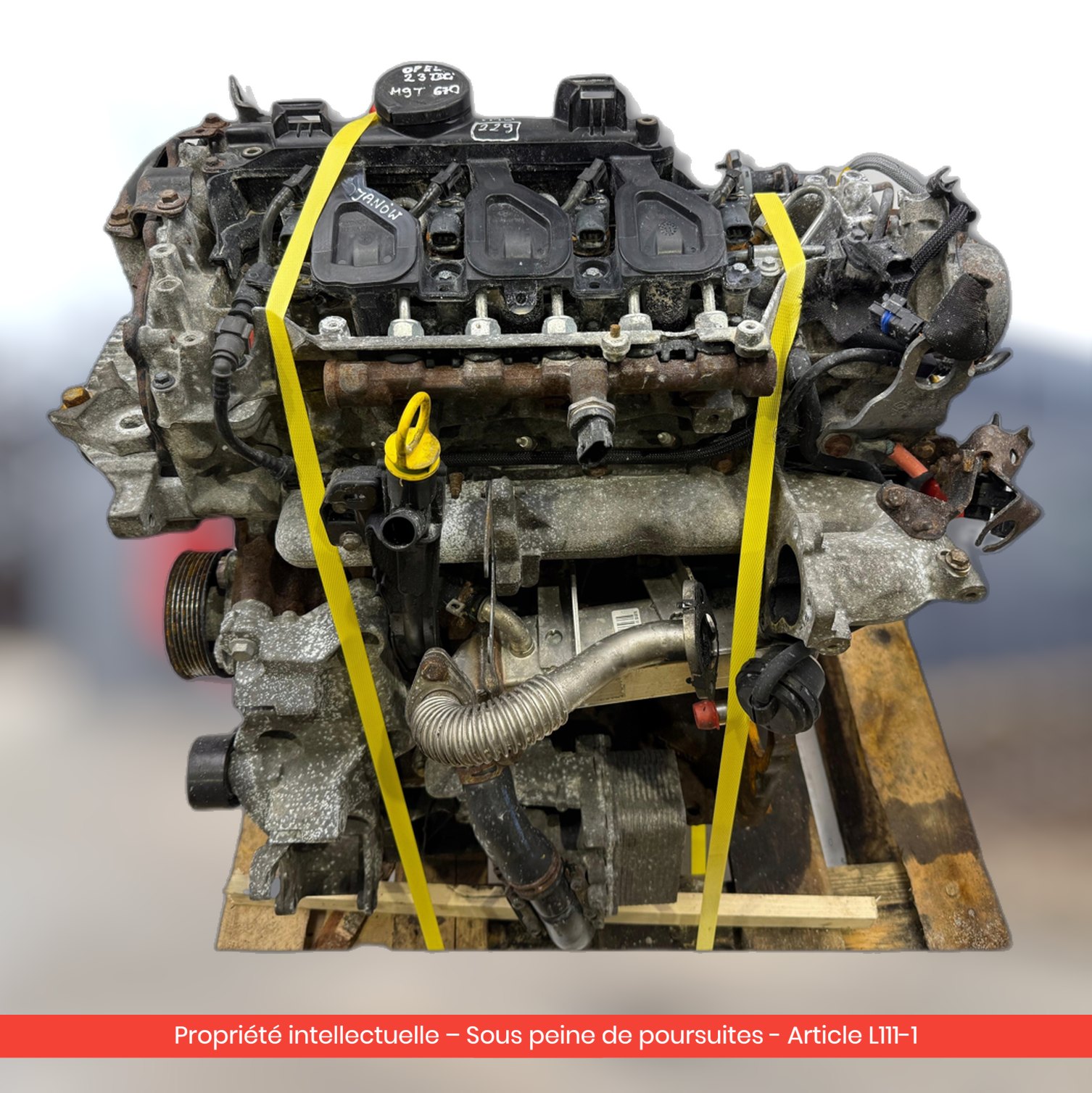 Moteur Renault Master M9T670 — occasion — vue 3