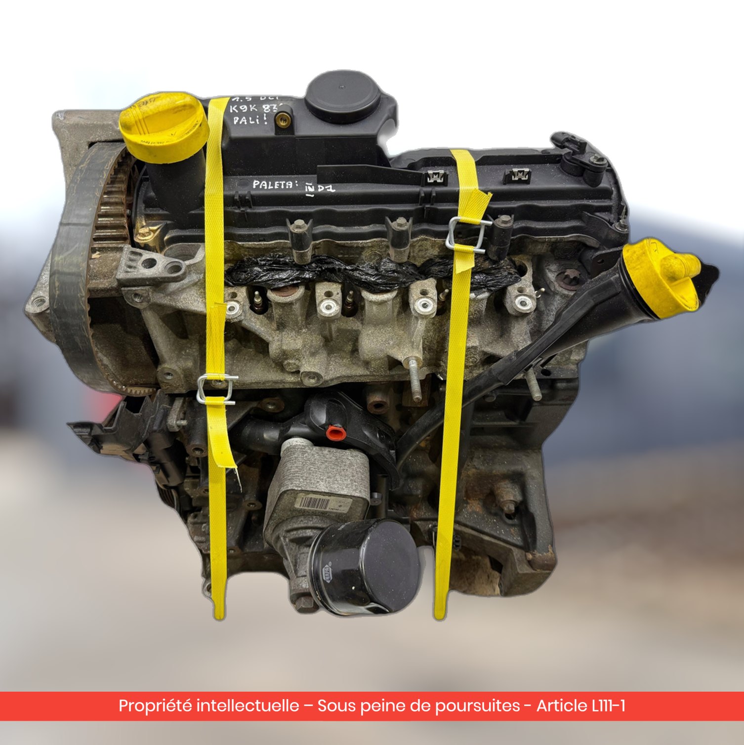Moteur Renault Scenic III K9K832 K9KG832 — occasion — vue 1