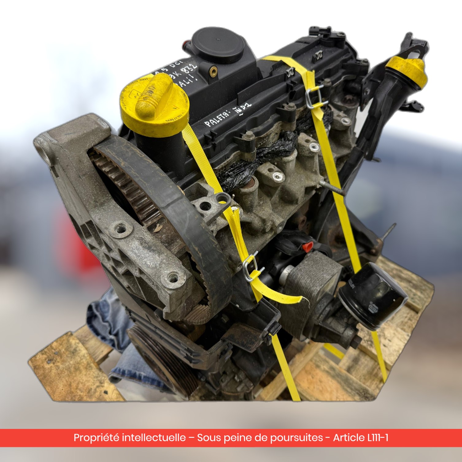 Moteur Renault Scenic III K9K832 K9KG832 — occasion — vue 4