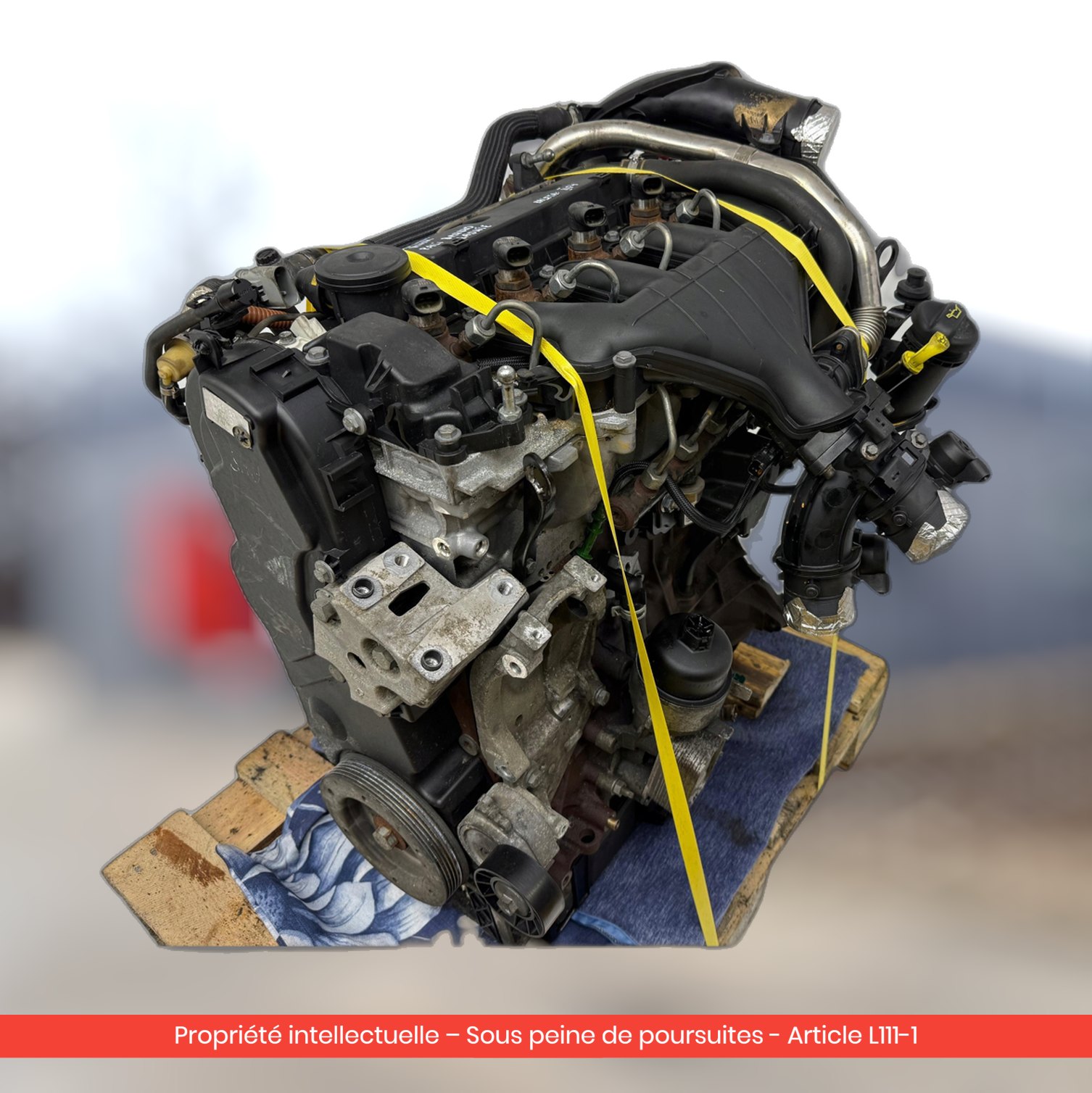 Moteur Peugeot 307 308 407 607 807 / Citroën C4 C5 II C5 III C4 RHR — occasion — vue 3