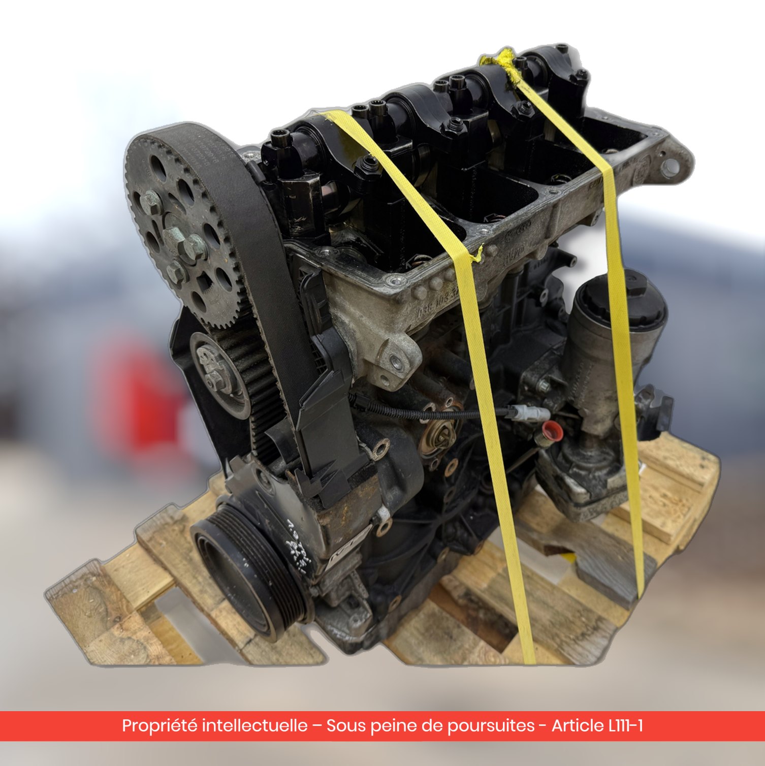 Moteur Audi / Volkswagen / Seat BXE — occasion — vue 3