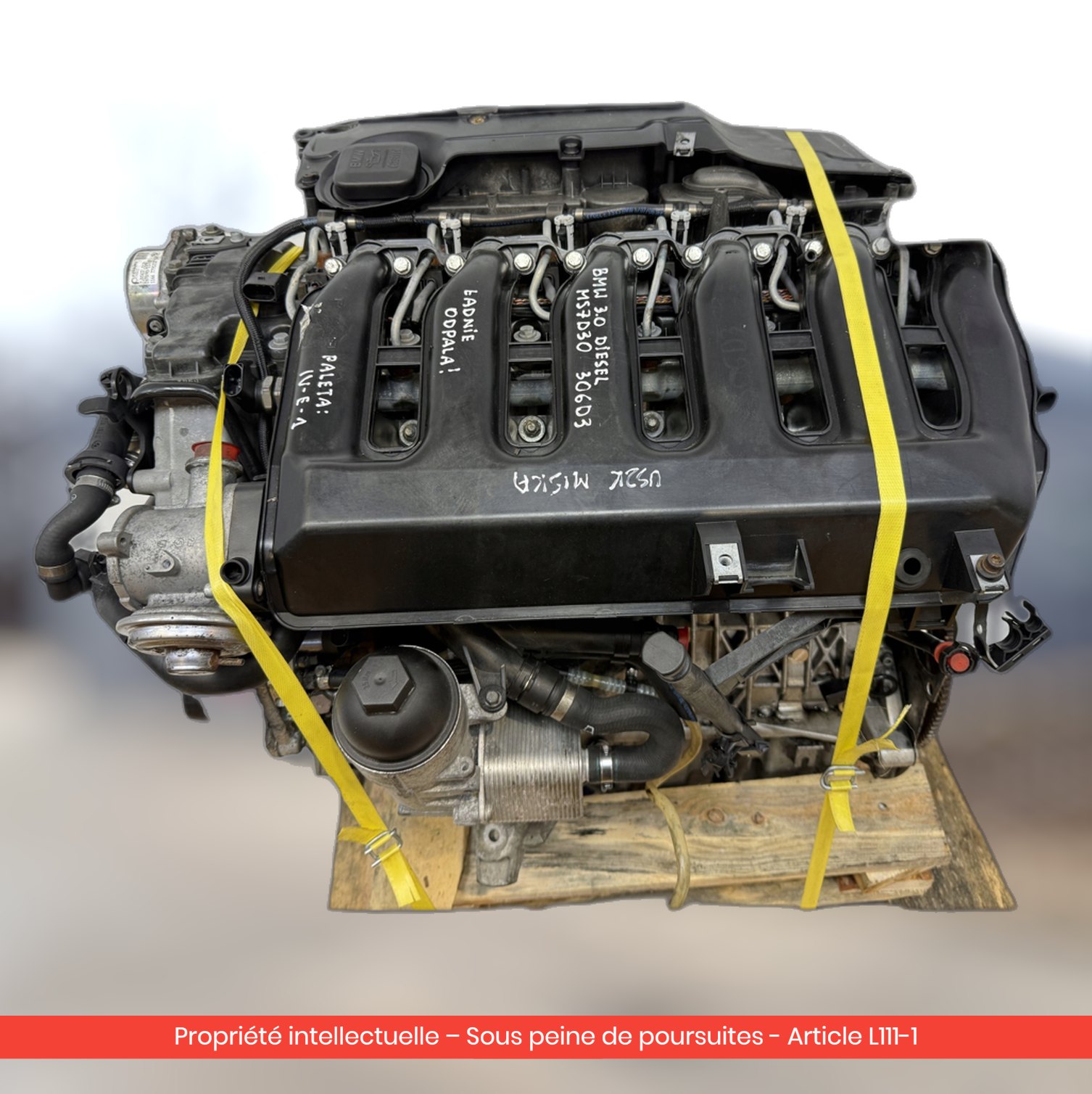 Moteur BMW 306D3 — occasion — vue 3