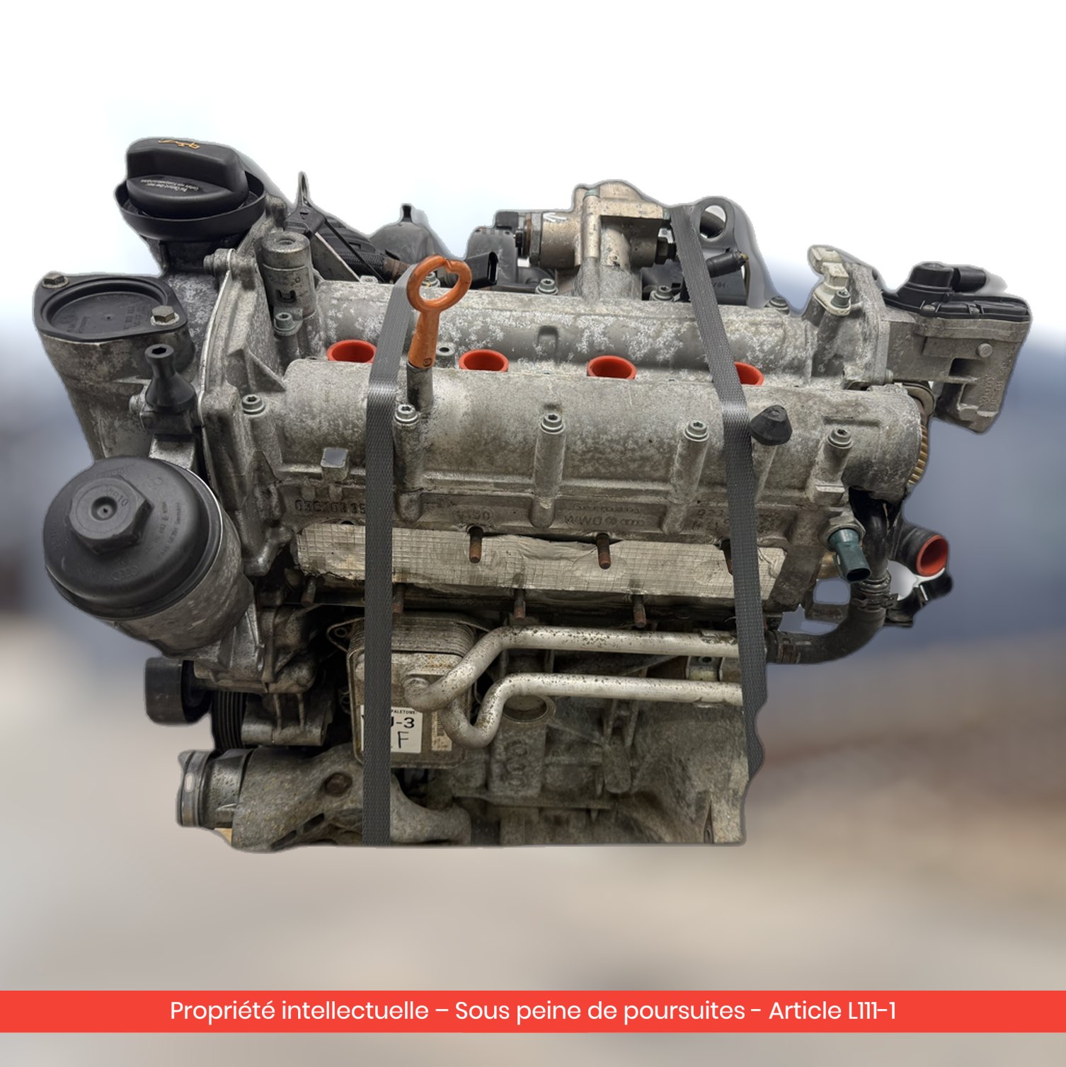 Moteur Volkswagen EOS / Audi A3 II 8P / Škoda Octavia II BLF — occasion — vue 3