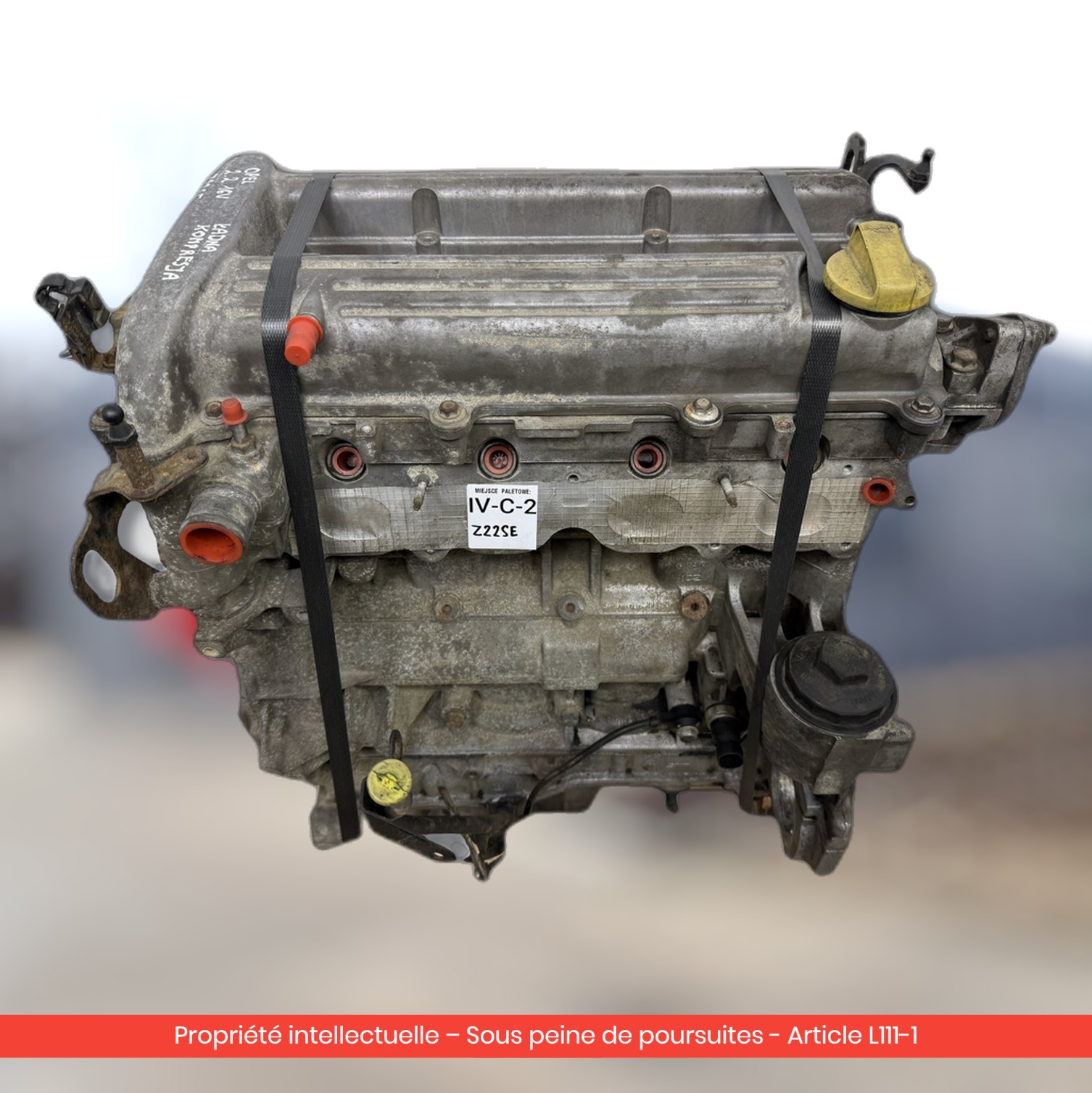 Moteur nu Opel Astra II G Z22SE — occasion — vue 1