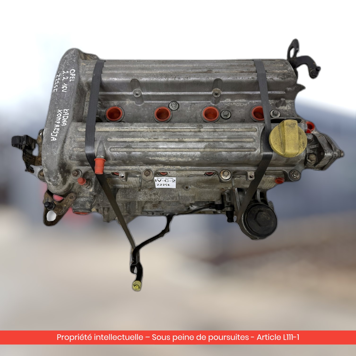 Moteur nu Opel Astra II G Z22SE — occasion — vue 2