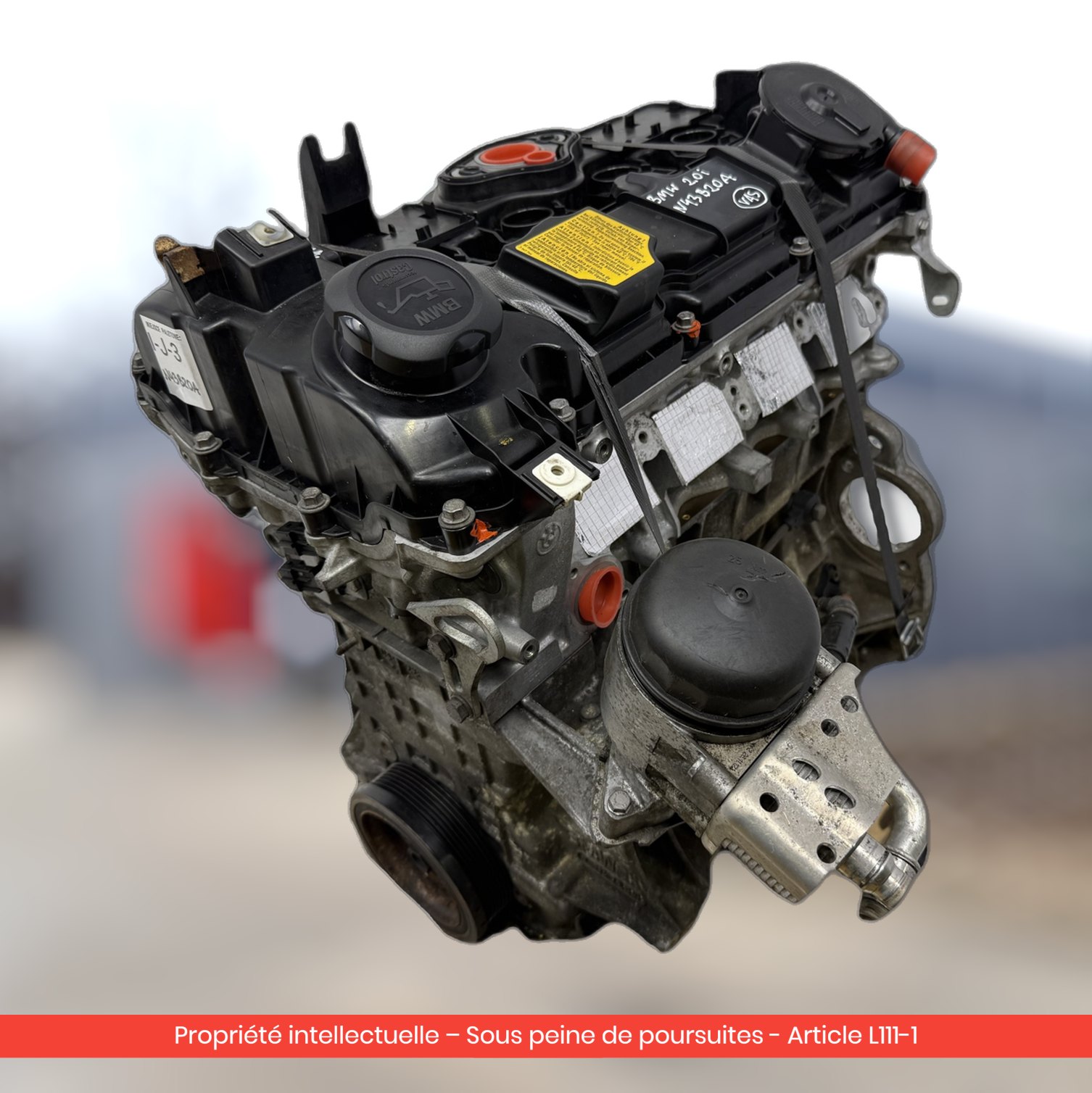 Moteur BMW E81 E87 120I I N43B20A — occasion — vue 2