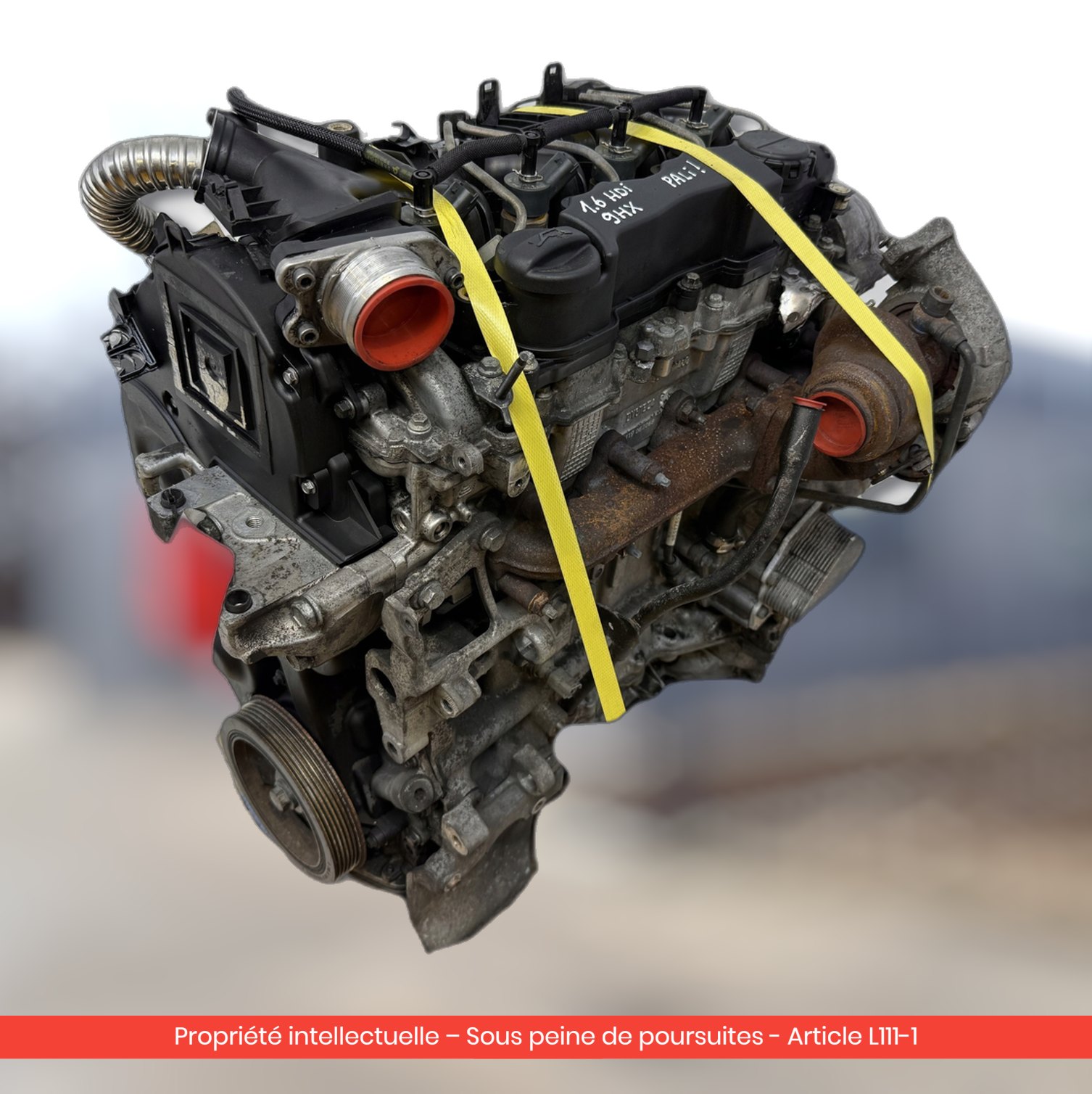 Moteur Citroën C3 I C3 II C3 / Peugeot 207 307 308 9HX — occasion — vue 2