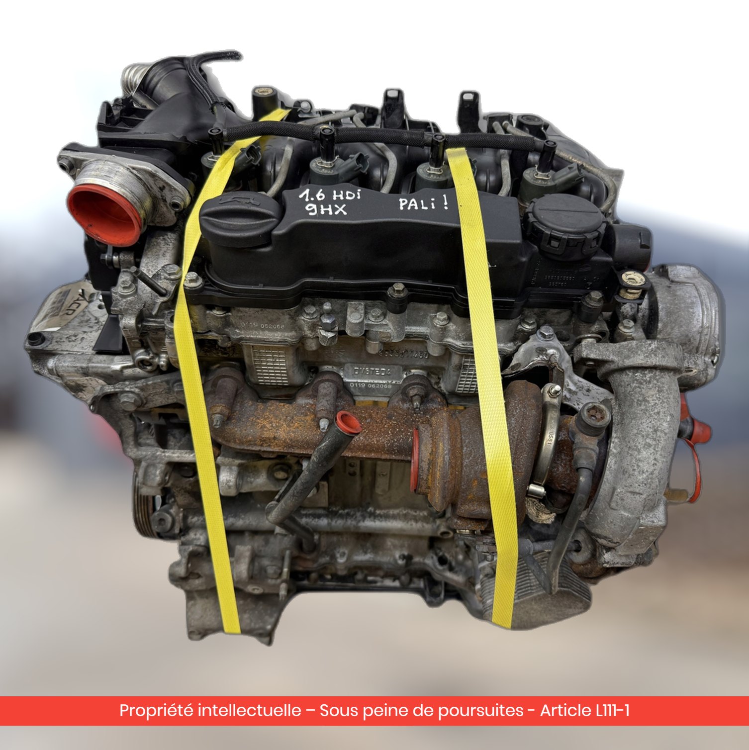 Moteur Citroën C3 I C3 II C3 / Peugeot 207 307 308 9HX — occasion — vue 3