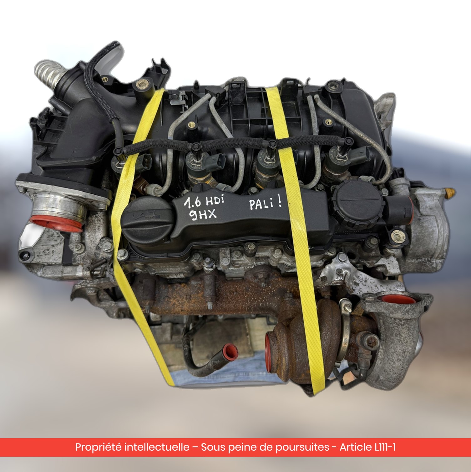 Moteur Citroën C3 I C3 II C3 / Peugeot 207 307 308 9HX — occasion — vue 4