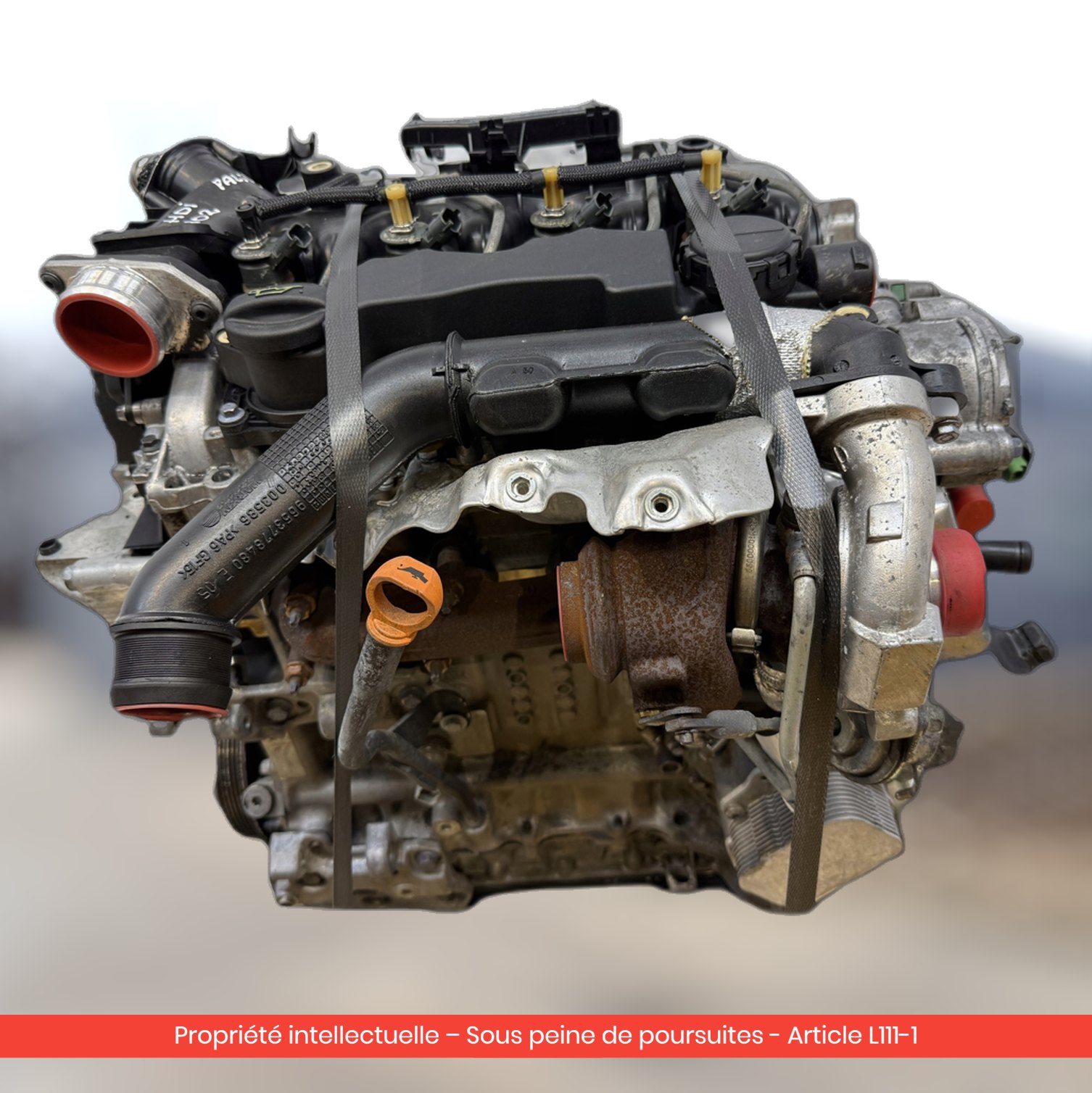 Moteur Citroën C3 I C3 II C3 / Peugeot 207 307 308 9H02 — occasion — vue 4