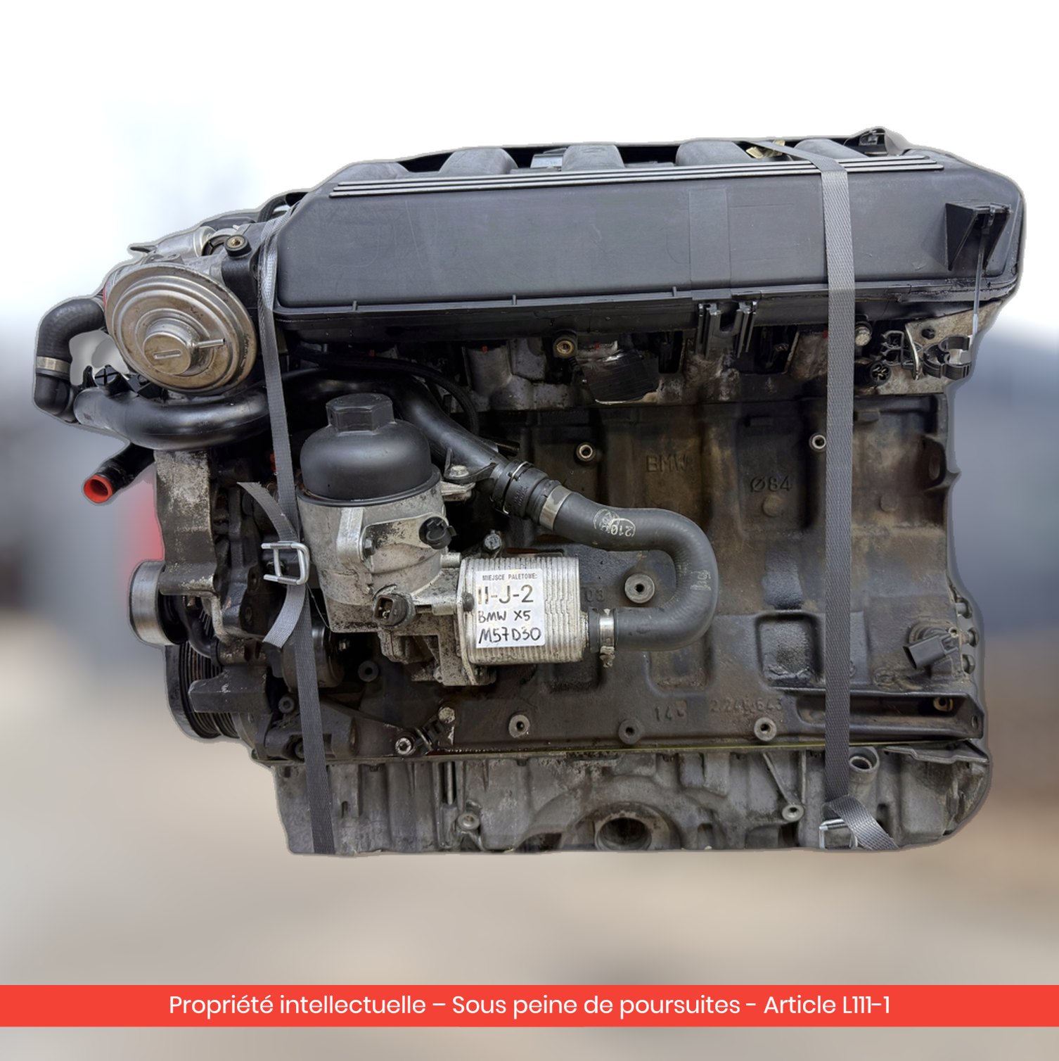 Moteur BMW X5 E53 M57D30 306D1 — occasion — vue 4