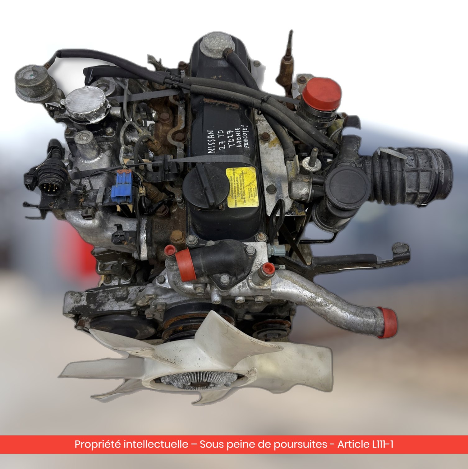 Moteur Nissan Terrano II / Ford Maverick II TD TD27 TD27T — occasion — vue 1