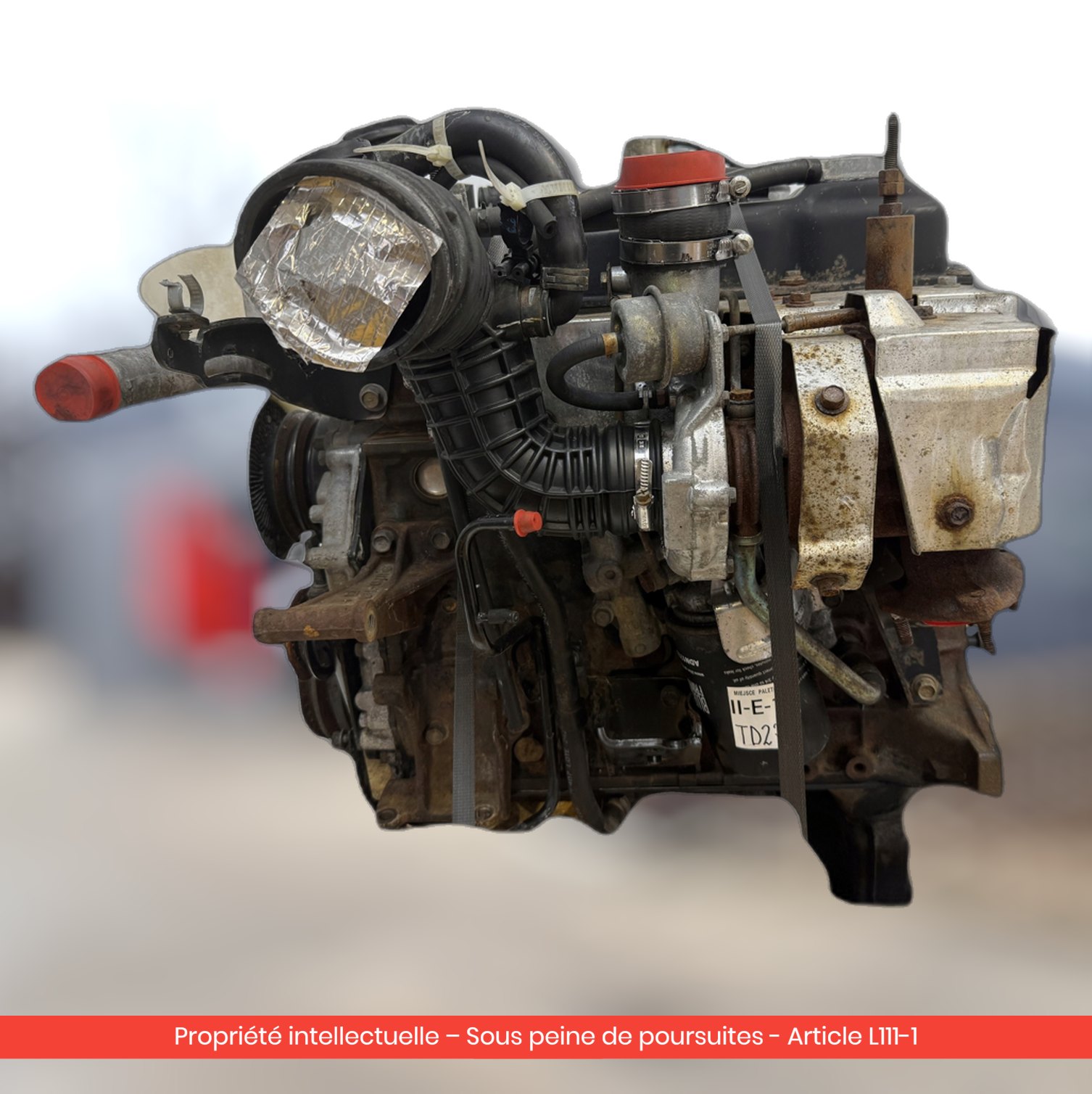Moteur Nissan Terrano II / Ford Maverick II TD TD27 TD27T — occasion — vue 4