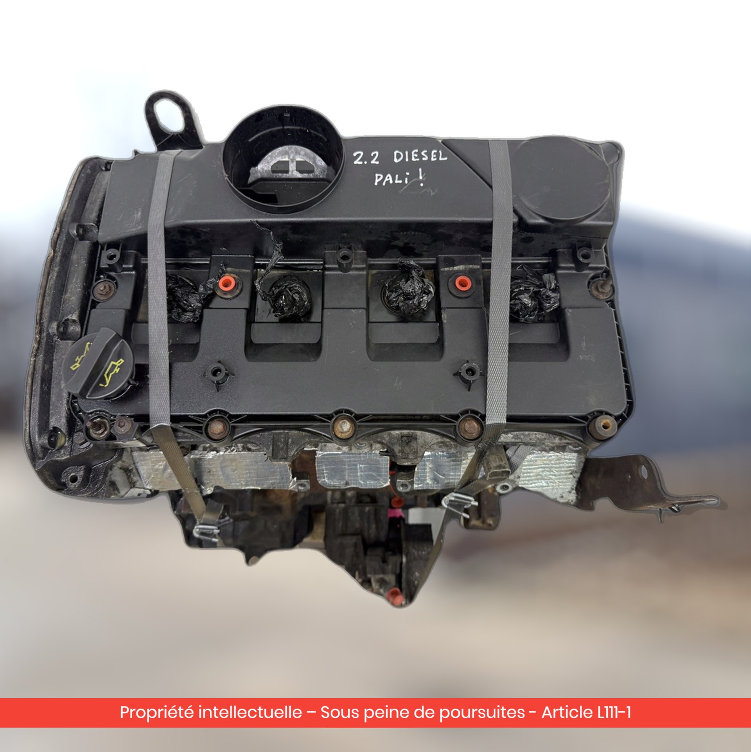 Moteur nu Ford Transit VII MK7 QVFA — occasion — vue 2