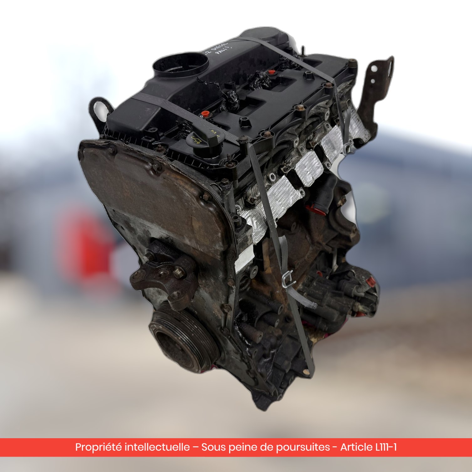 Moteur nu Ford Transit VII MK7 QVFA — occasion — vue 3