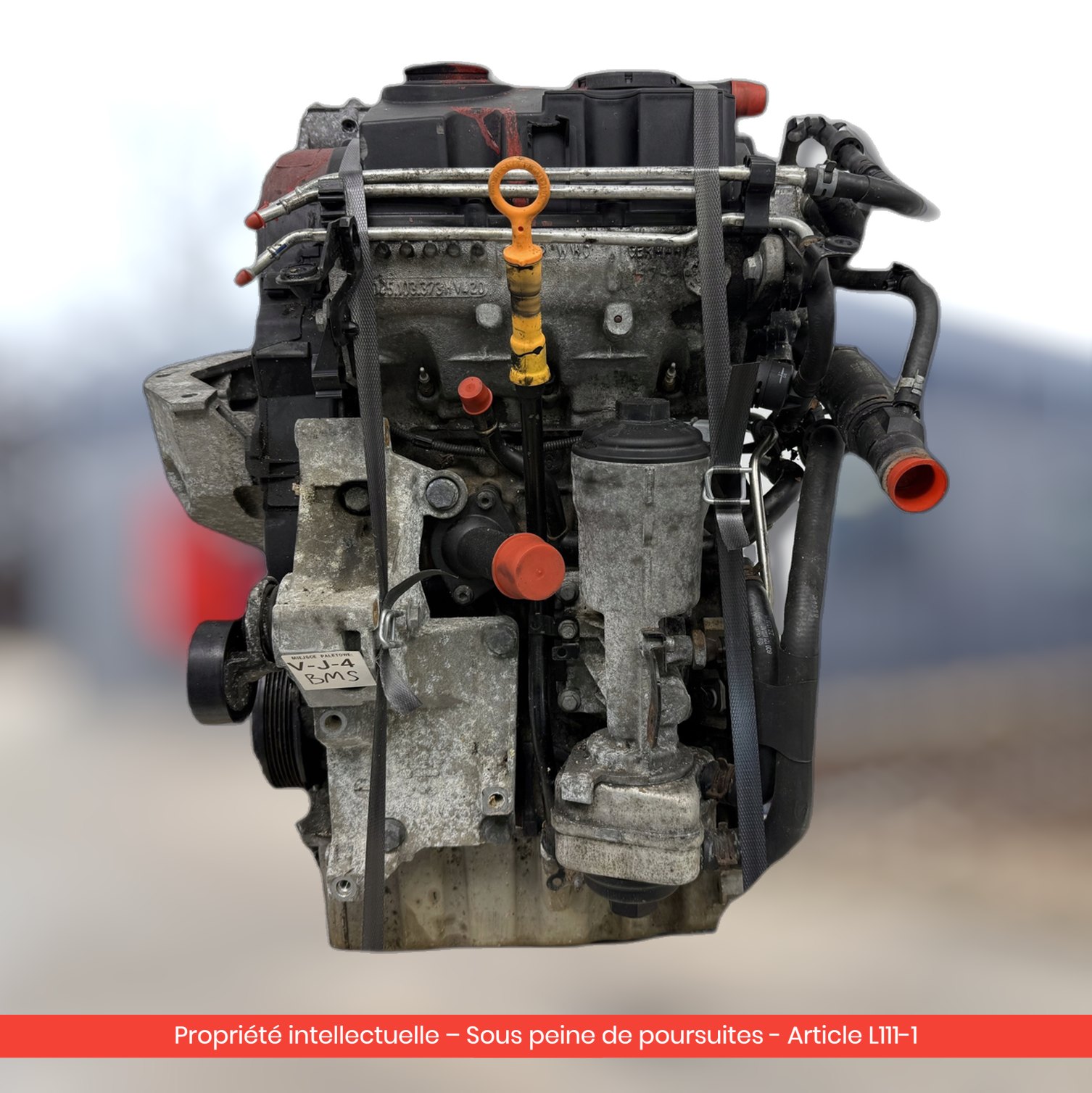 Moteur Škoda Roomster / Volkswagen Polo V / Seat Ibiza III IV BMS — occasion — vue 2
