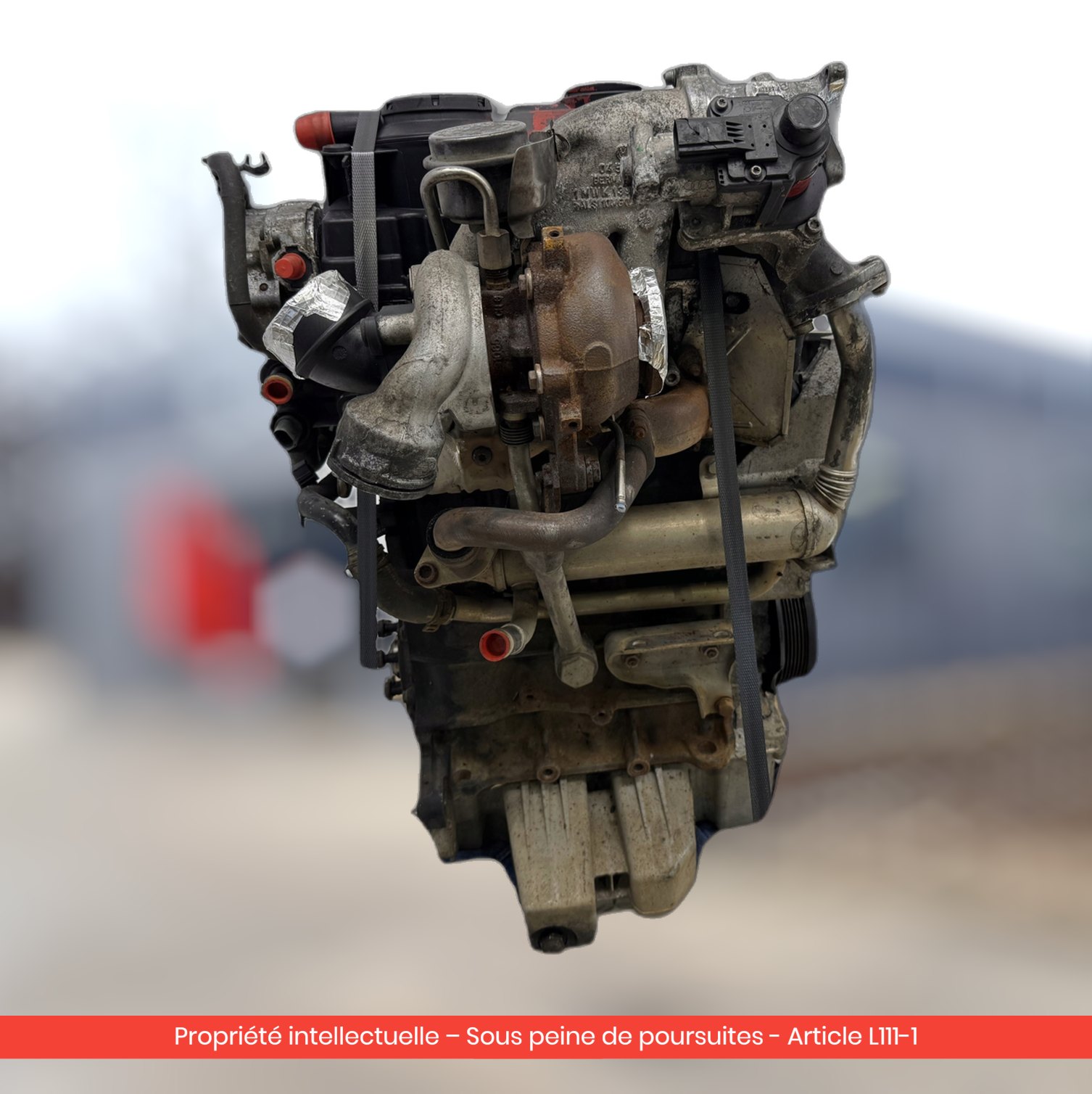 Moteur Škoda Roomster / Volkswagen Polo V / Seat Ibiza III IV BMS — occasion — vue 3