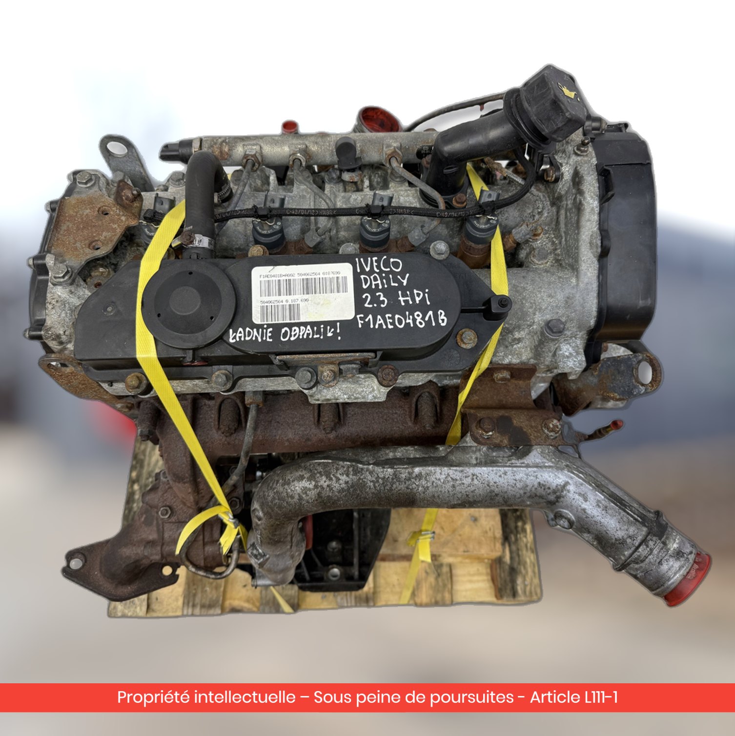 Moteur Iveco F1AE0481B — occasion — vue 2