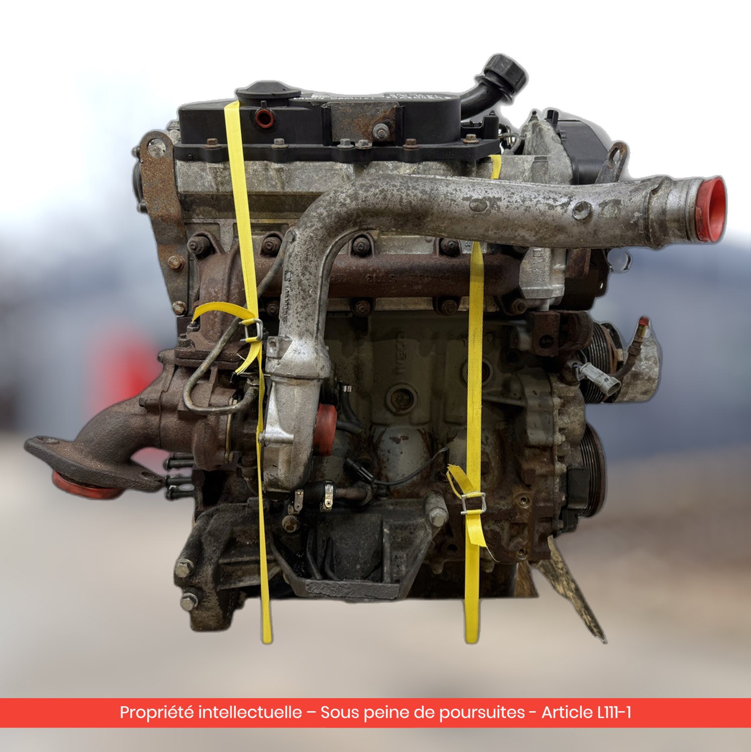 Moteur Iveco F1AE0481B — occasion — vue 3