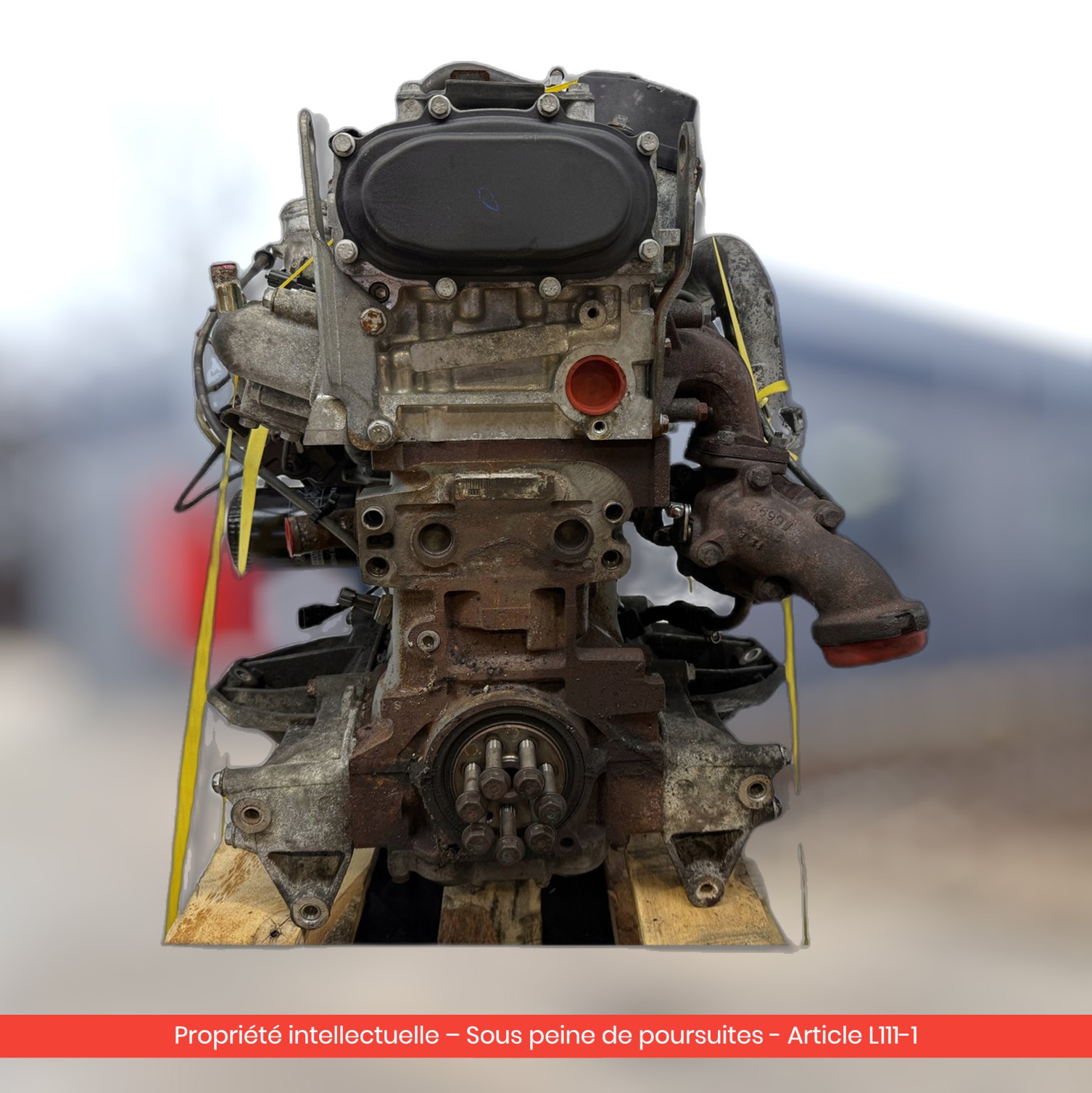 Moteur Iveco F1AE0481B — occasion — vue 4