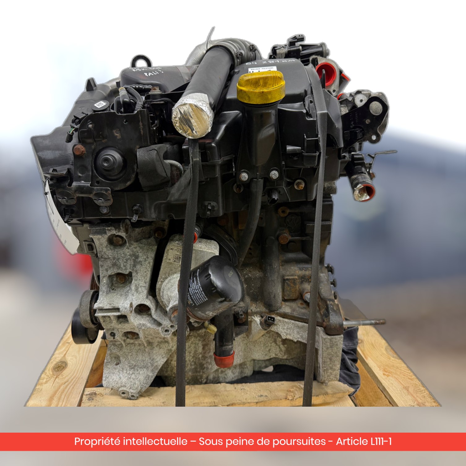Moteur Renault Kangoo II K9K608 K9KB608 — occasion — vue 2
