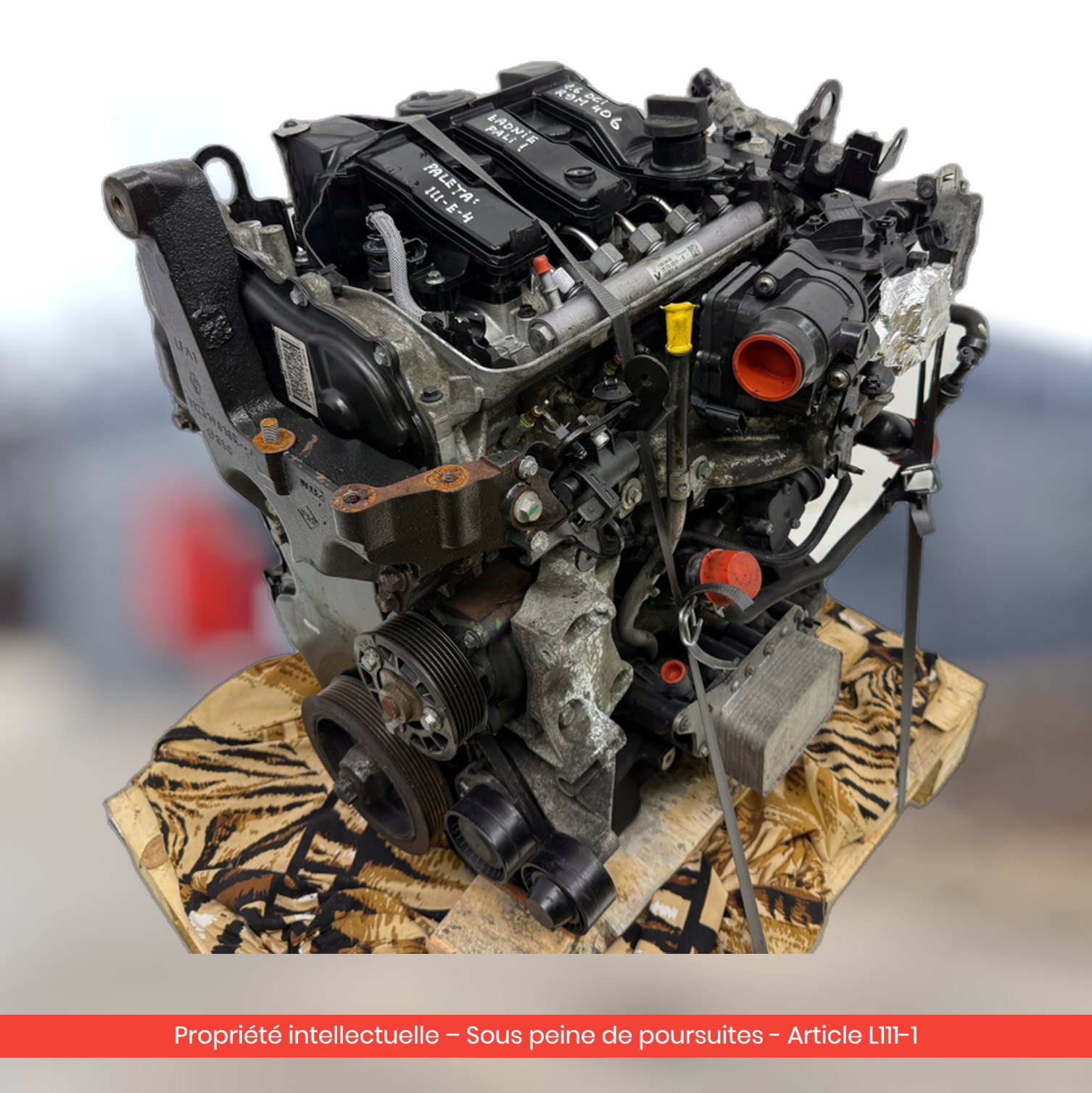 Moteur Nissan Qashqai I J10 R9M406 R9MA406 — occasion — vue 2