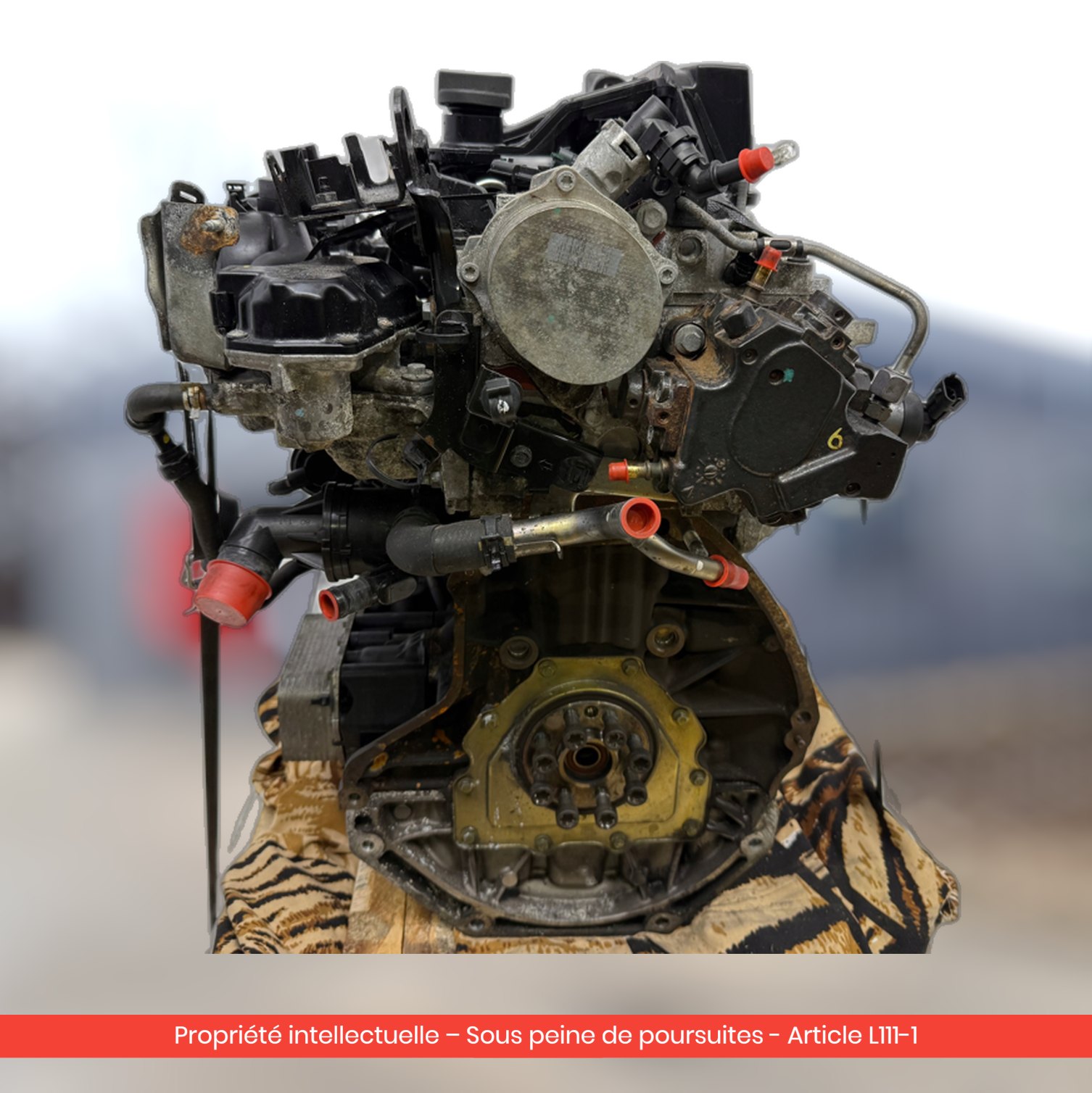 Moteur Nissan Qashqai I J10 R9M406 R9MA406 — occasion — vue 3