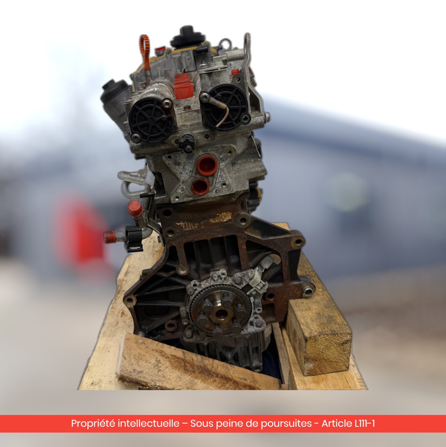 Moteur Audi / Volkswagen / Seat CAXA — occasion — vue 3