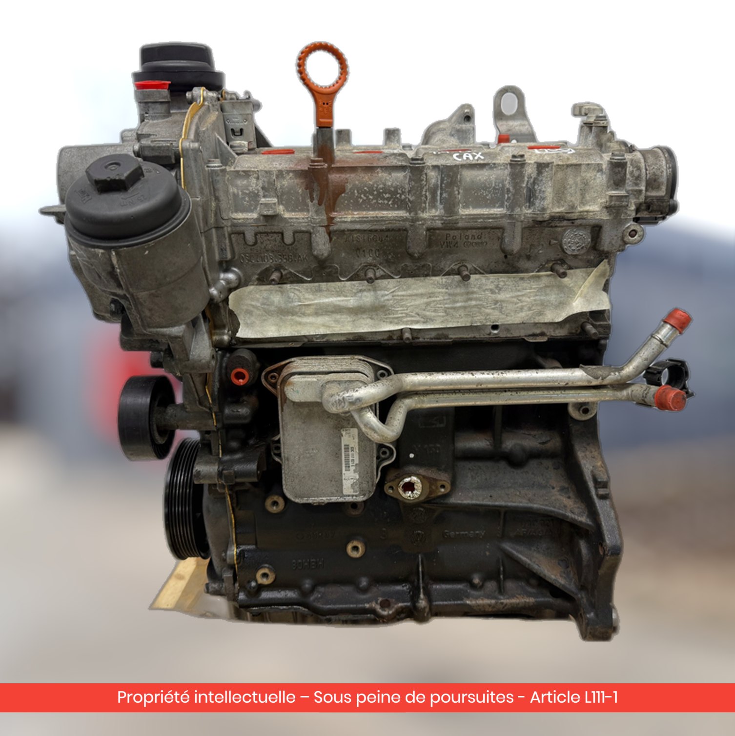 Moteur Audi / Volkswagen / Seat CAXA — occasion — vue 4