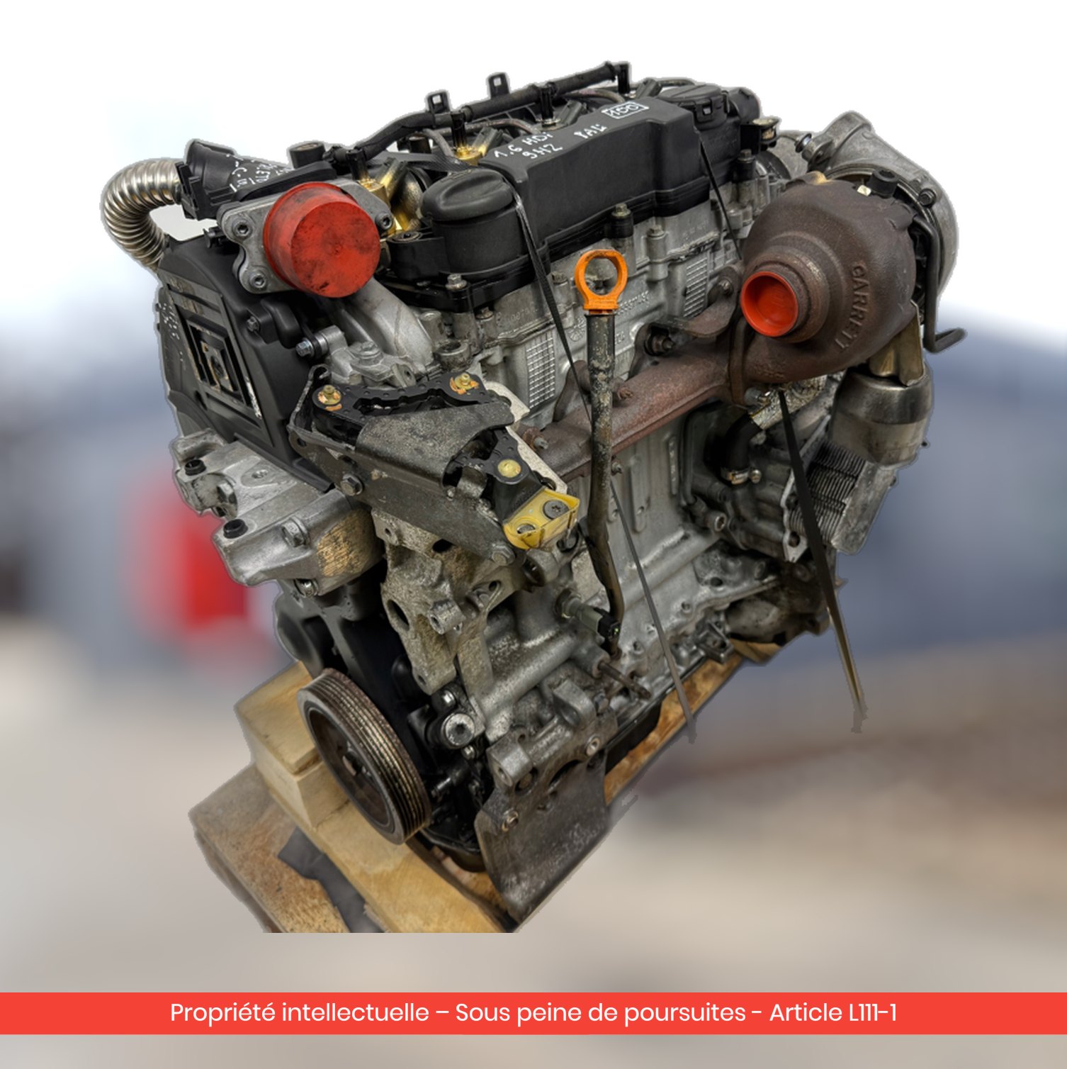 Moteur Citroën C2 C3 C5 III C4 I C4 / Peugeot 206 207 307 1007 308 3008 407 5008 9HZ — occasion — vue 2