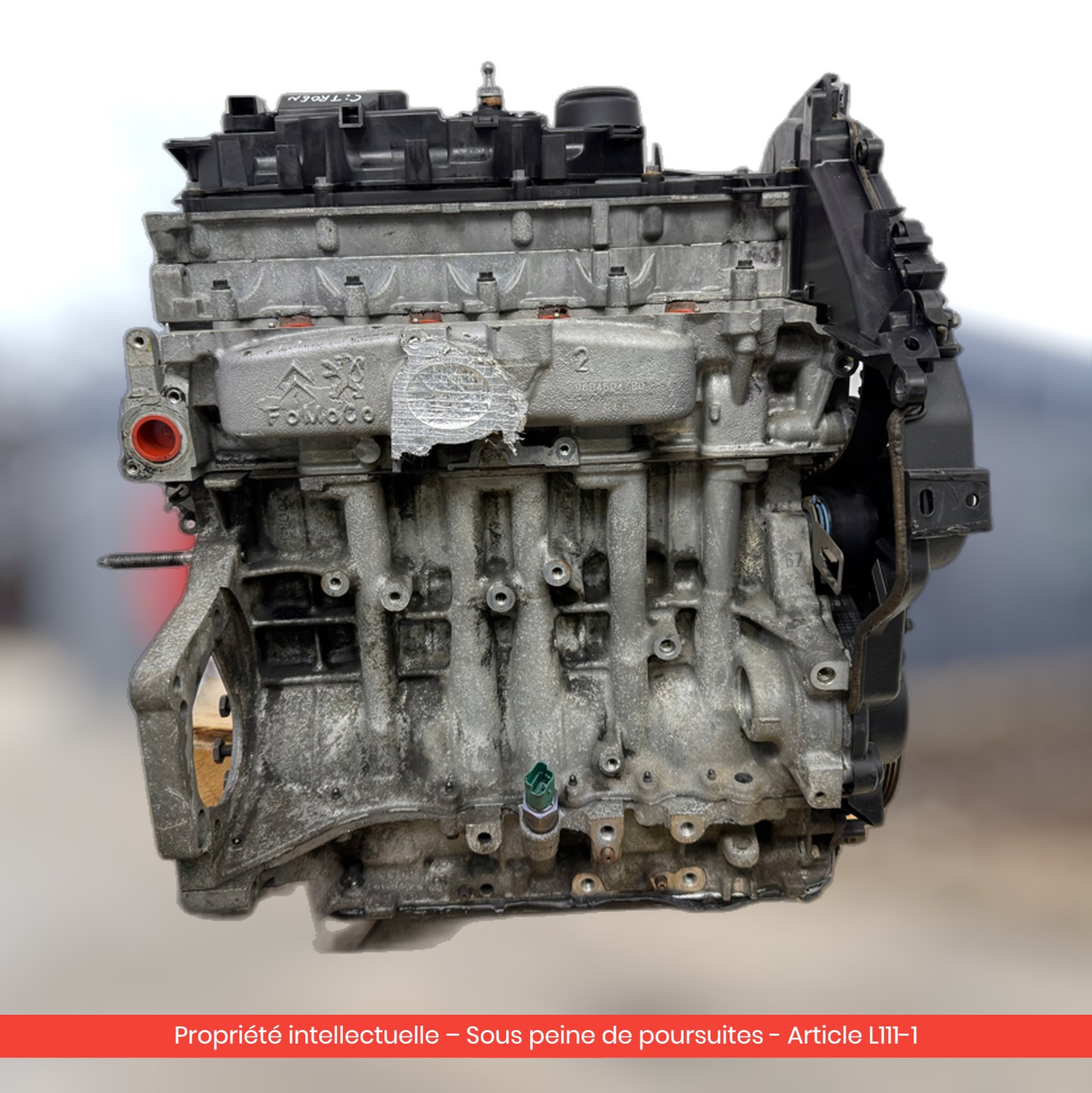 Moteur Peugeot 207 208 308 508 3008 5008 / Citroën C4 II C5 III DS3 DS4 DS5 9HR 9H06 — occasion — vue 1