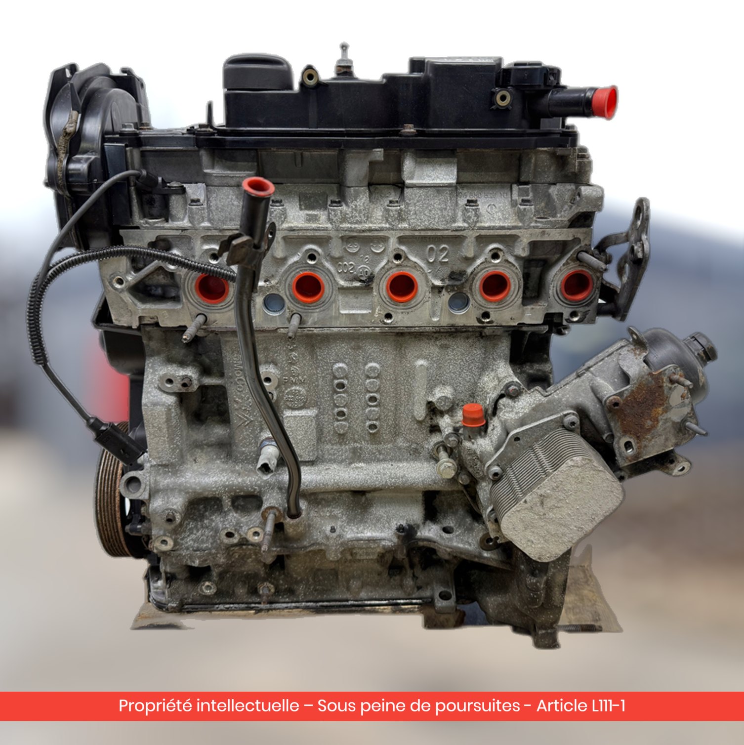 Moteur Peugeot 207 208 308 508 3008 5008 / Citroën C4 II C5 III DS3 DS4 DS5 9HR 9H06 — occasion — vue 2