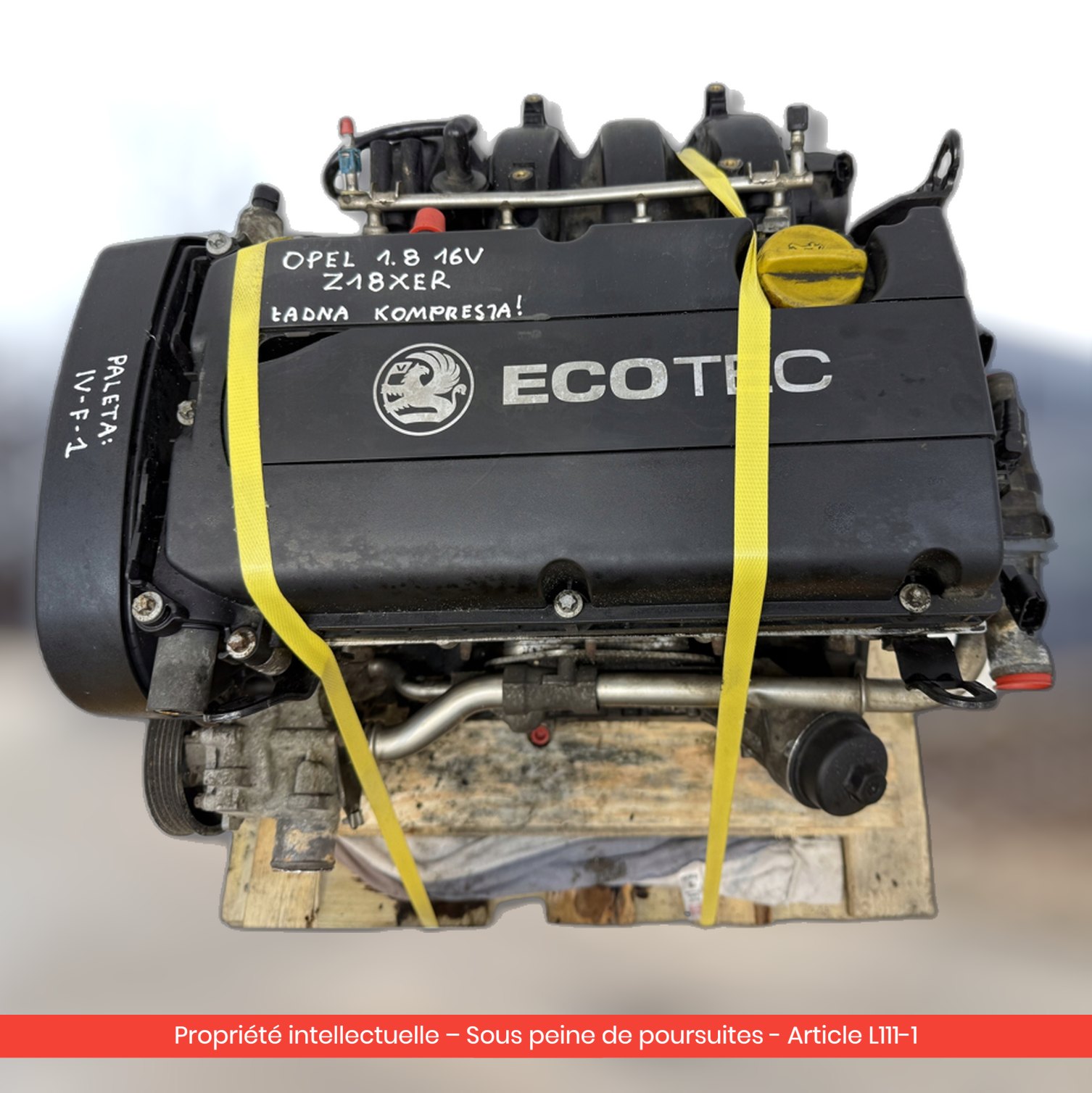 Moteur Opel Astra III H Z18XER — occasion — vue 4