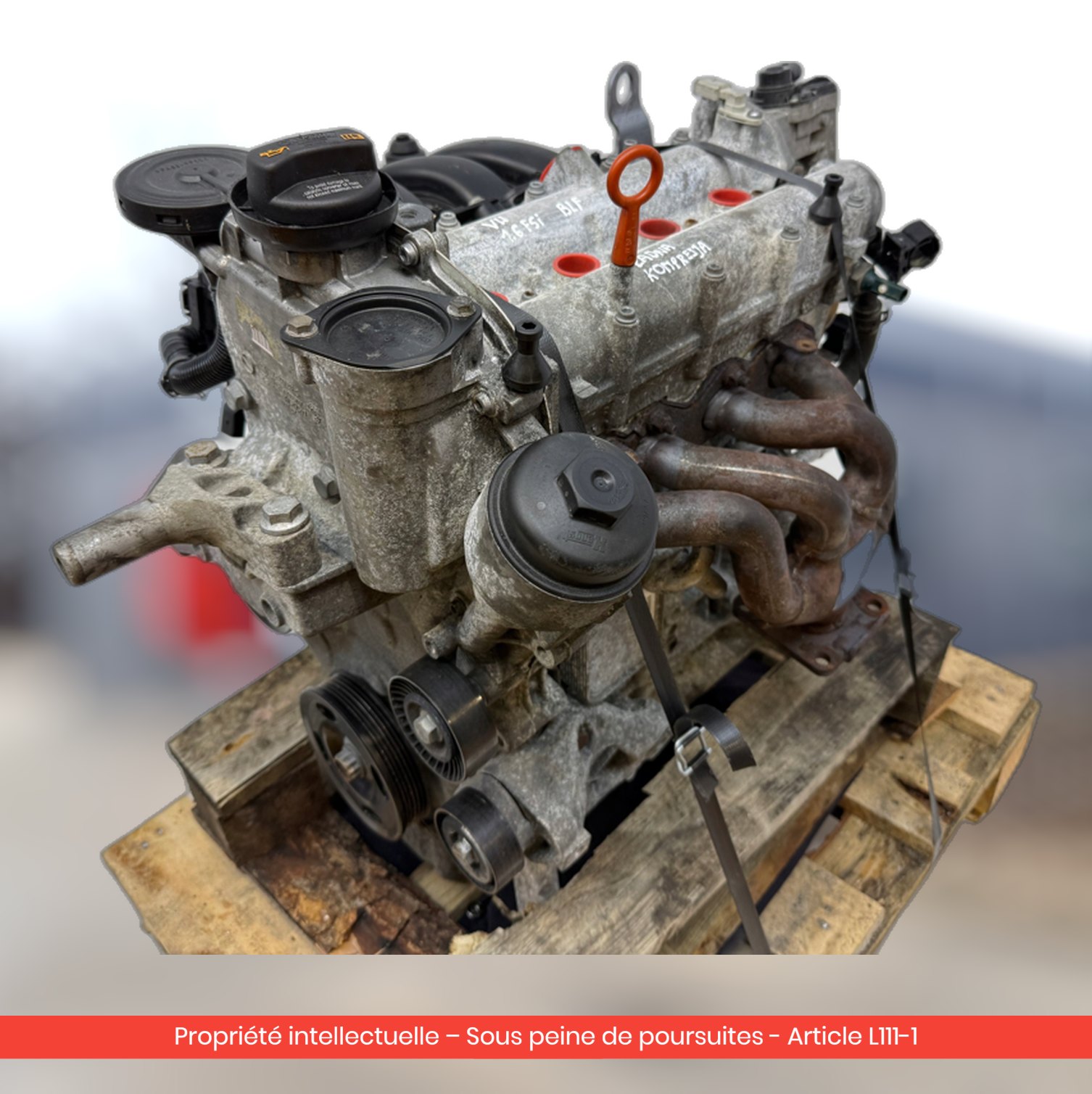Moteur Volkswagen EOS / Audi A3 II 8P / Škoda Octavia II BLF — occasion — vue 3