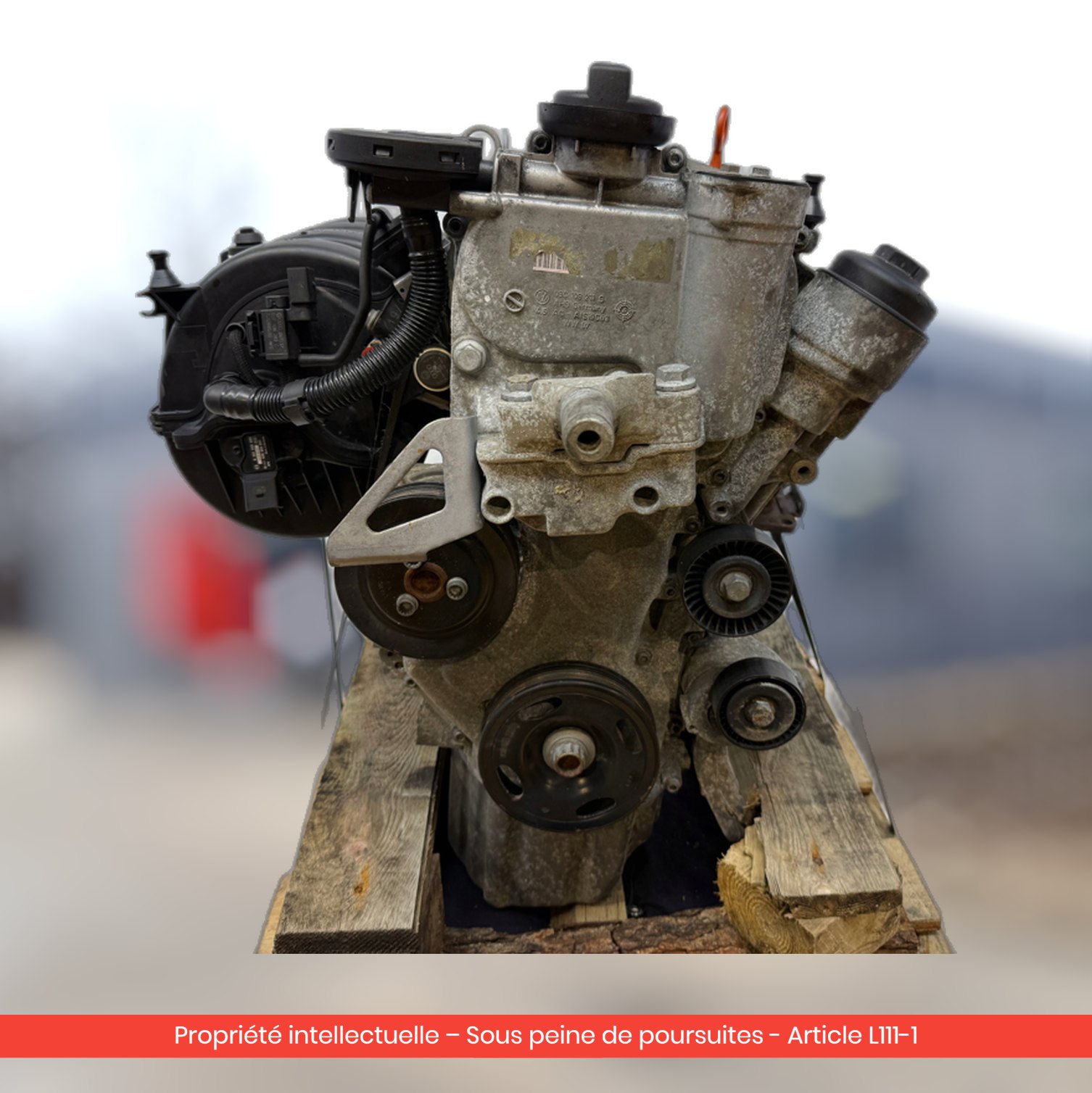 Moteur Volkswagen EOS / Audi A3 II 8P / Škoda Octavia II BLF — occasion — vue 4