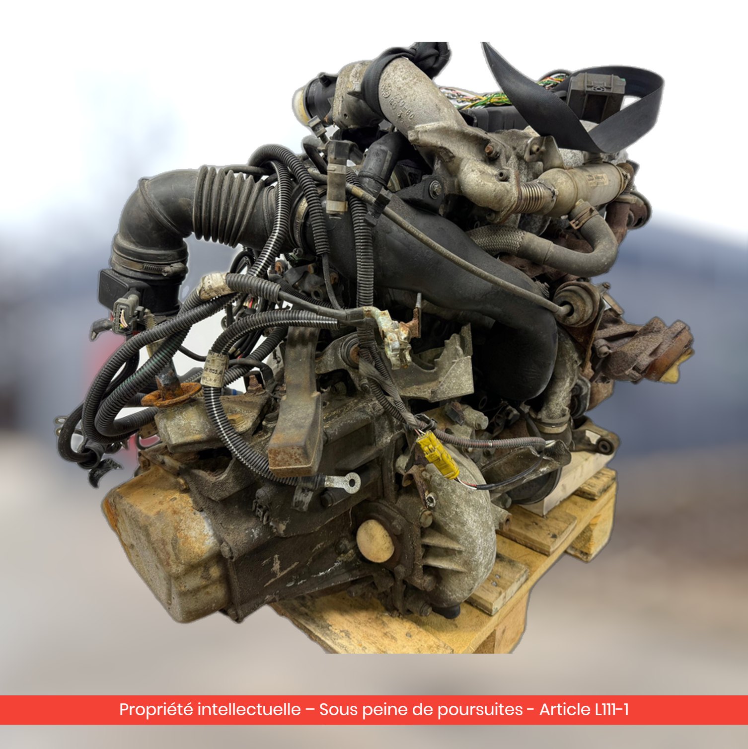 Moteur Fiat Scudo / Citroën Jumpy / Peugeot Expert JTD RHX — occasion — vue 3