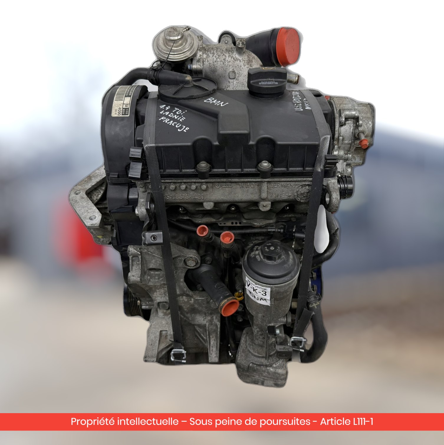 Moteur Volkswagen FOX / Volkswagen Polo IV / Seat Cordoba II BNM — occasion — vue 4
