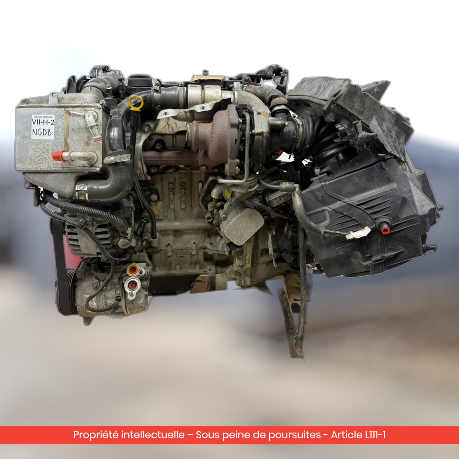 Moteur Ford Focus III NGDA NGDB — occasion — vue 3