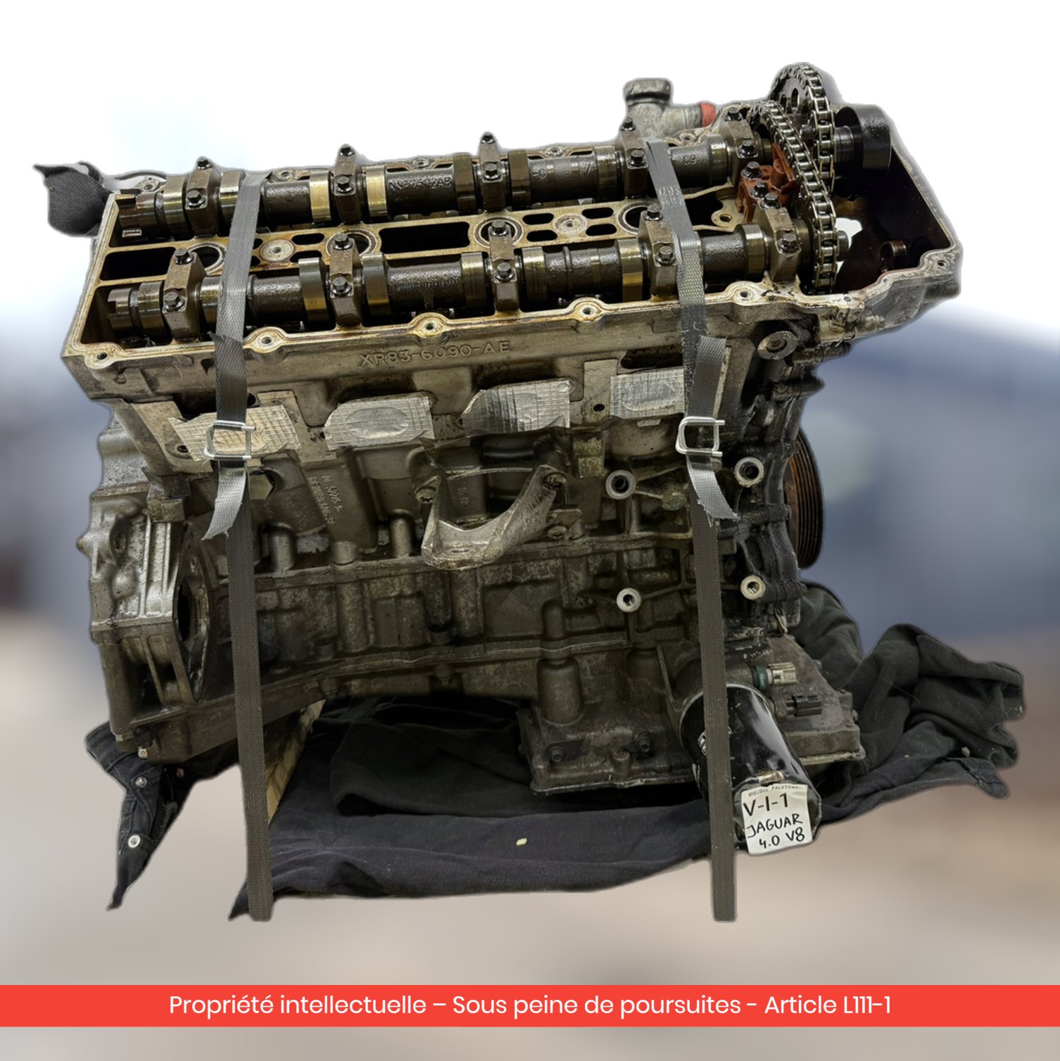 Moteur Jaguar XJ XJ8 X308 V8 AJV8 — occasion — vue 3