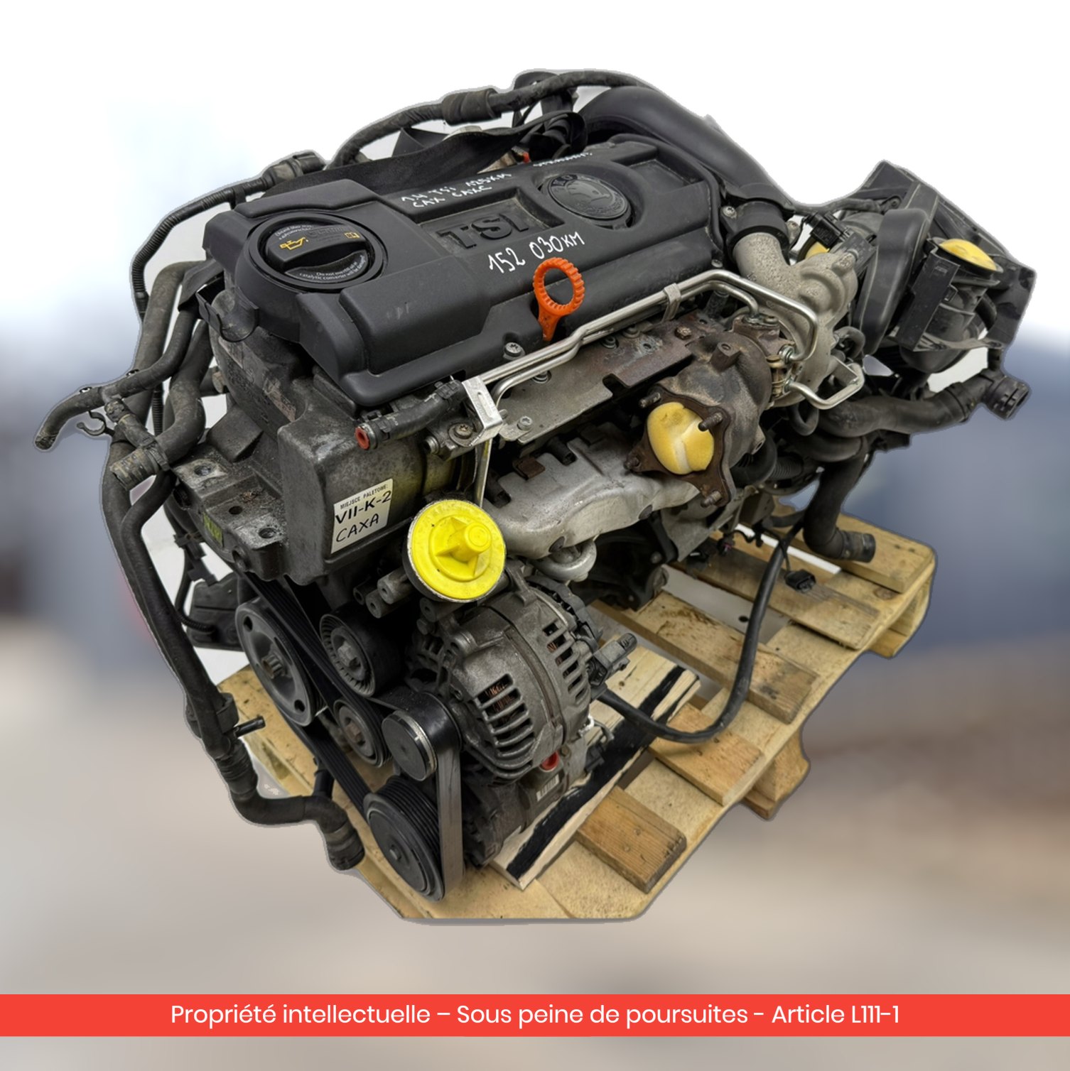 Moteur Audi A3 / Seat Altea / Leon CAXC — occasion — vue 3