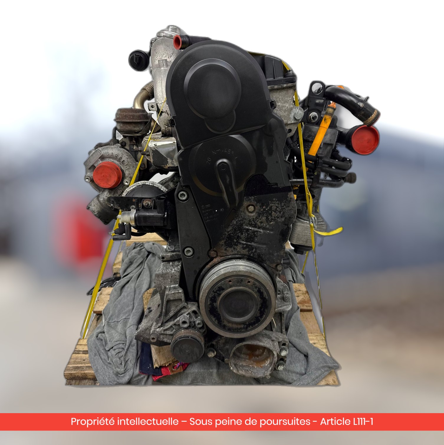 Moteur Audi A4 B6 / Audi A6 C5 / Škoda Superb I AWX — occasion — vue 2
